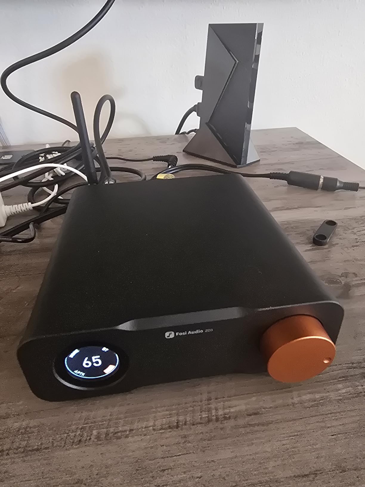 Fosi Audio ZD3 Desktop DAC Preamp, Fully Balanced Digital to Analog Audio Converter with ES9039Q2M for Home Stereo Amplifier, Bluetooth/USB/Optical/Coax/TV HDMI ARC Input, XLR/RCA Output with Remote customer photo 1
