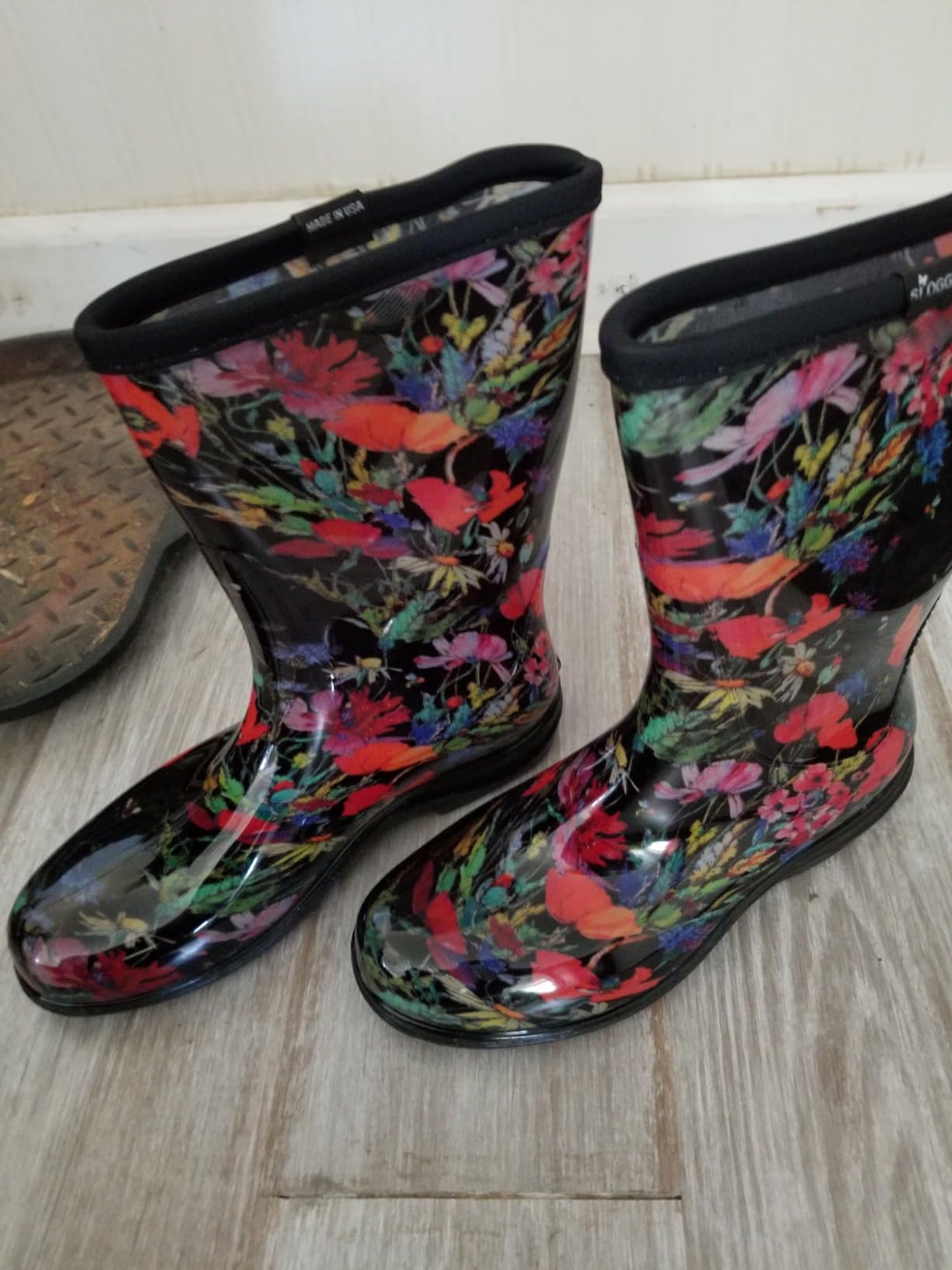 Sloggers Waterproof Garden Rain Boots for Women - Cute MidCalf Boots customer photo 2