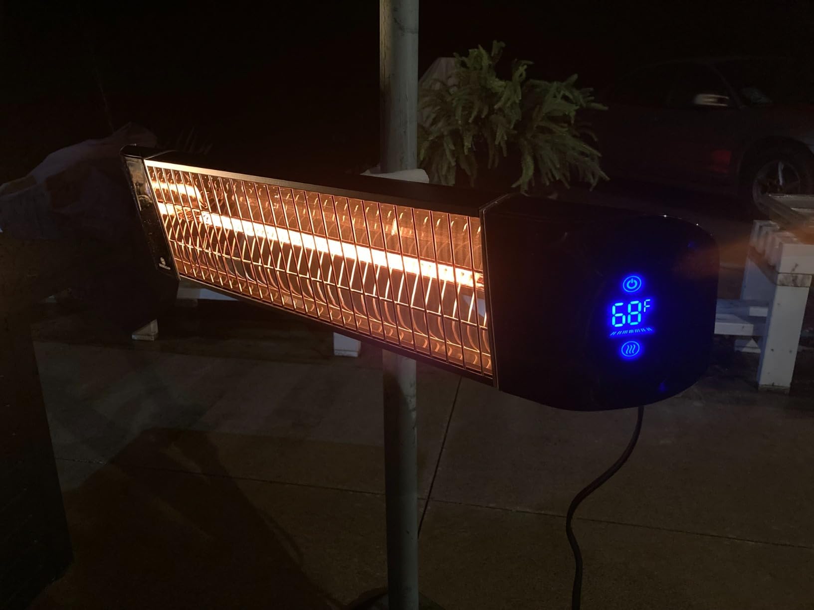 ZeboZap KDHT1500 1500W Infrared Electric Patio Heater for Gazebos, Pergolas, Decks, Garages, Backyards & Restaurants | Wall & Post Mounted Outdoor Heater customer photo 2