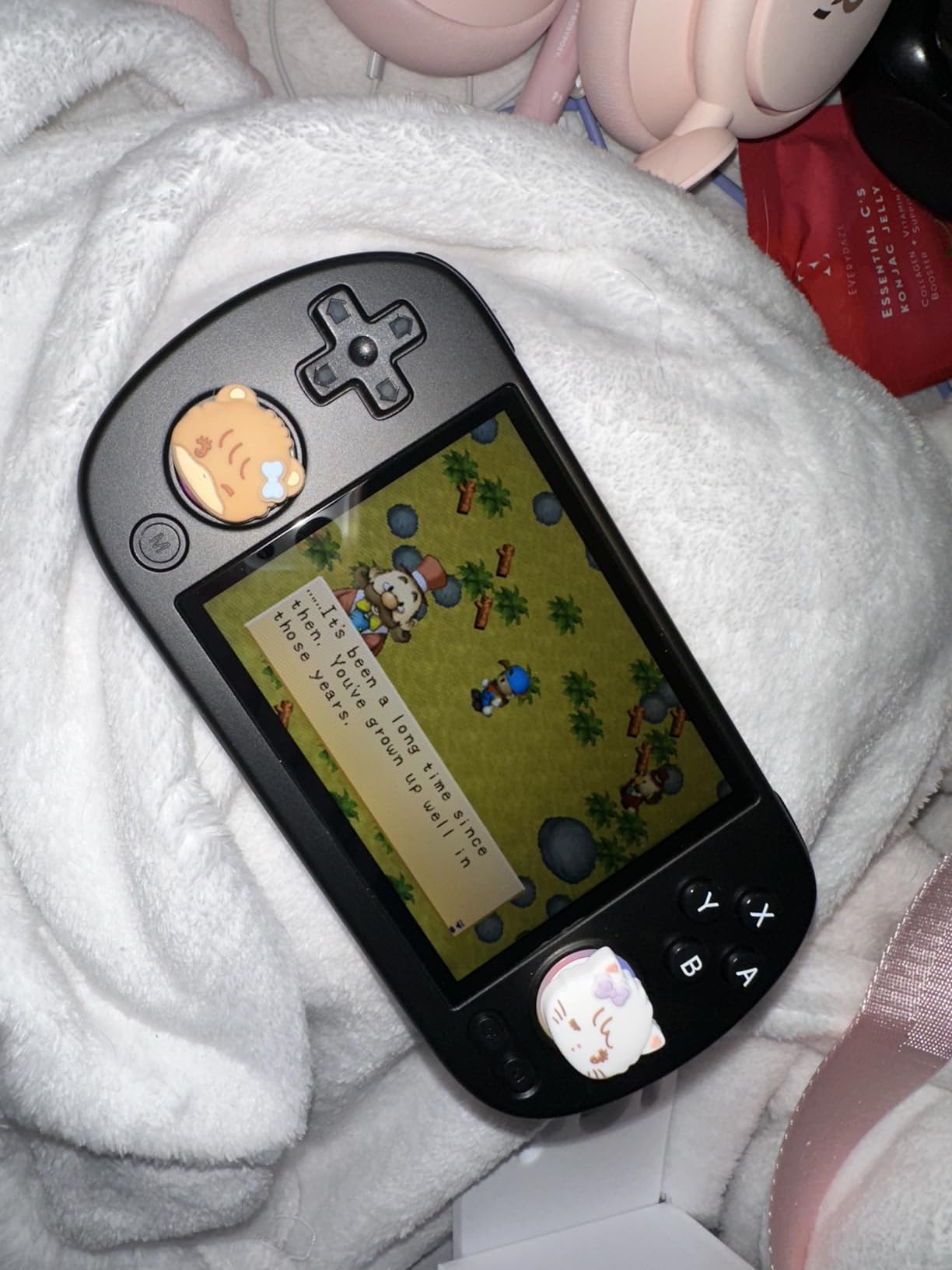 Anbernic RG40XX H Retro Handheld Game Console RG40XXH Portable Game Console 4'' IPS Screen Linux System 64G TFCard Preloaded Games 5000+ RG40XX H Supports HDMI TV Output 5G WiFi Bluetooth 4.2 Black customer photo 2