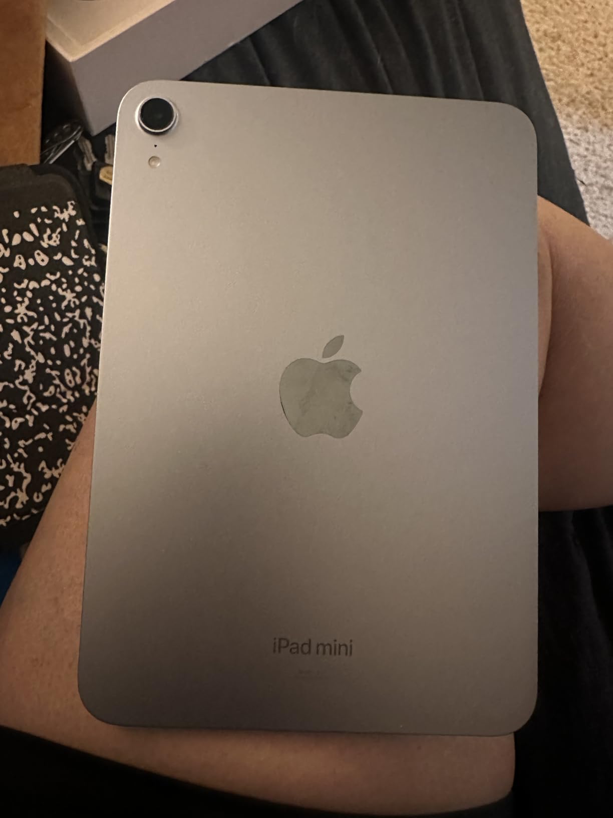 iPad mini (A17 Pro): Apple Intelligence, 8.3-inch Liquid Retina Display, 256GB, Wi-Fi 6E, 12MP Front/12MP Back Camera, Touch ID, All-Day Battery Life - Starlight customer photo 2