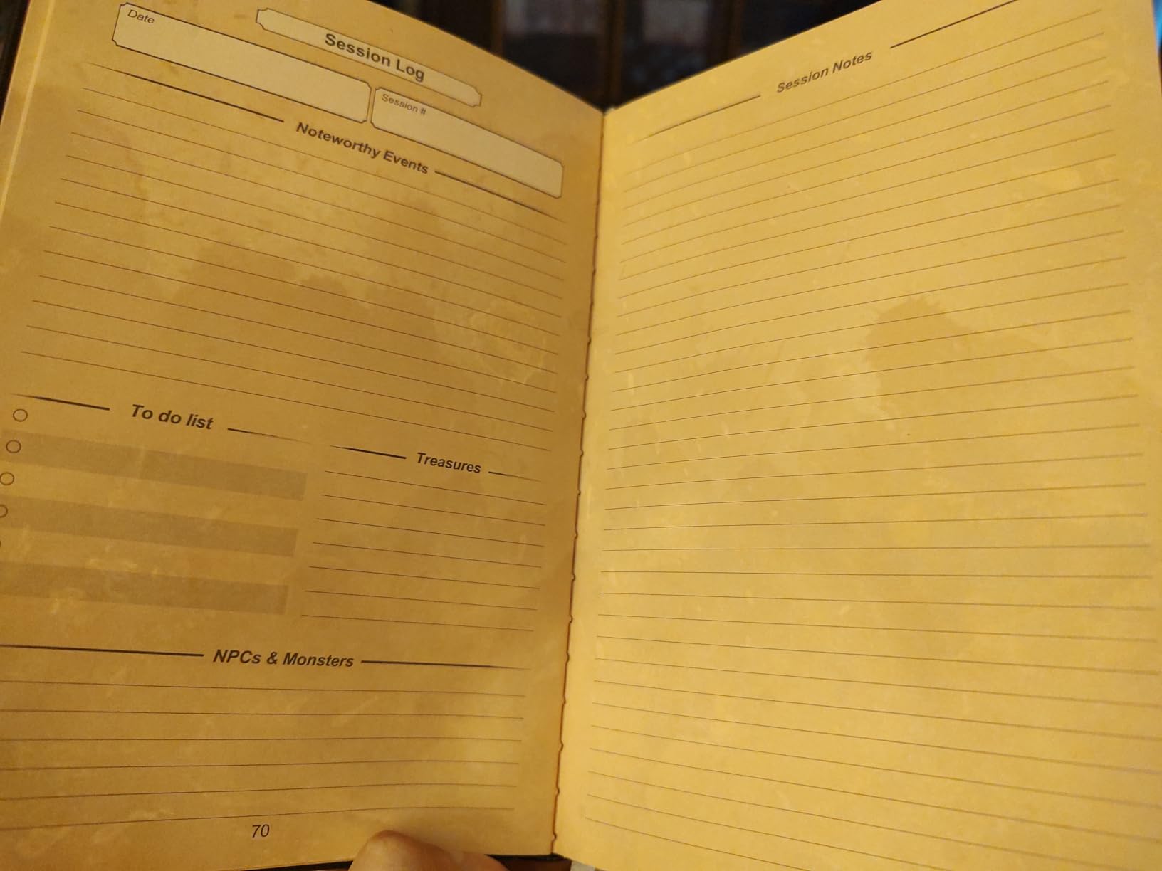 First Reign DnD Journal - 200-page D&D notebook with 3D dragon embossed hardcover, 150+ stickers customer photo 1