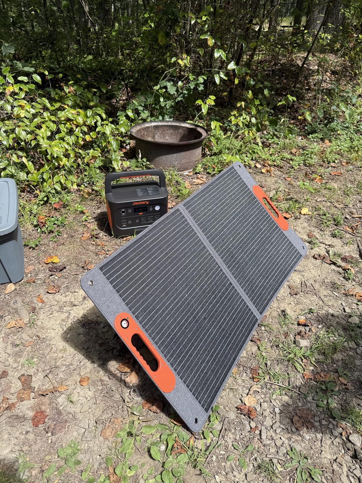 100W Portable Solar Panel for Power Station, 24% High Efficiency ETFE Foldable Solar Panel Charger, QC3.0, Type-C 60W, MC4 Output, IP65 Waterproof, for Outdoor Camping, RV, Emergency Power Supply customer photo 2