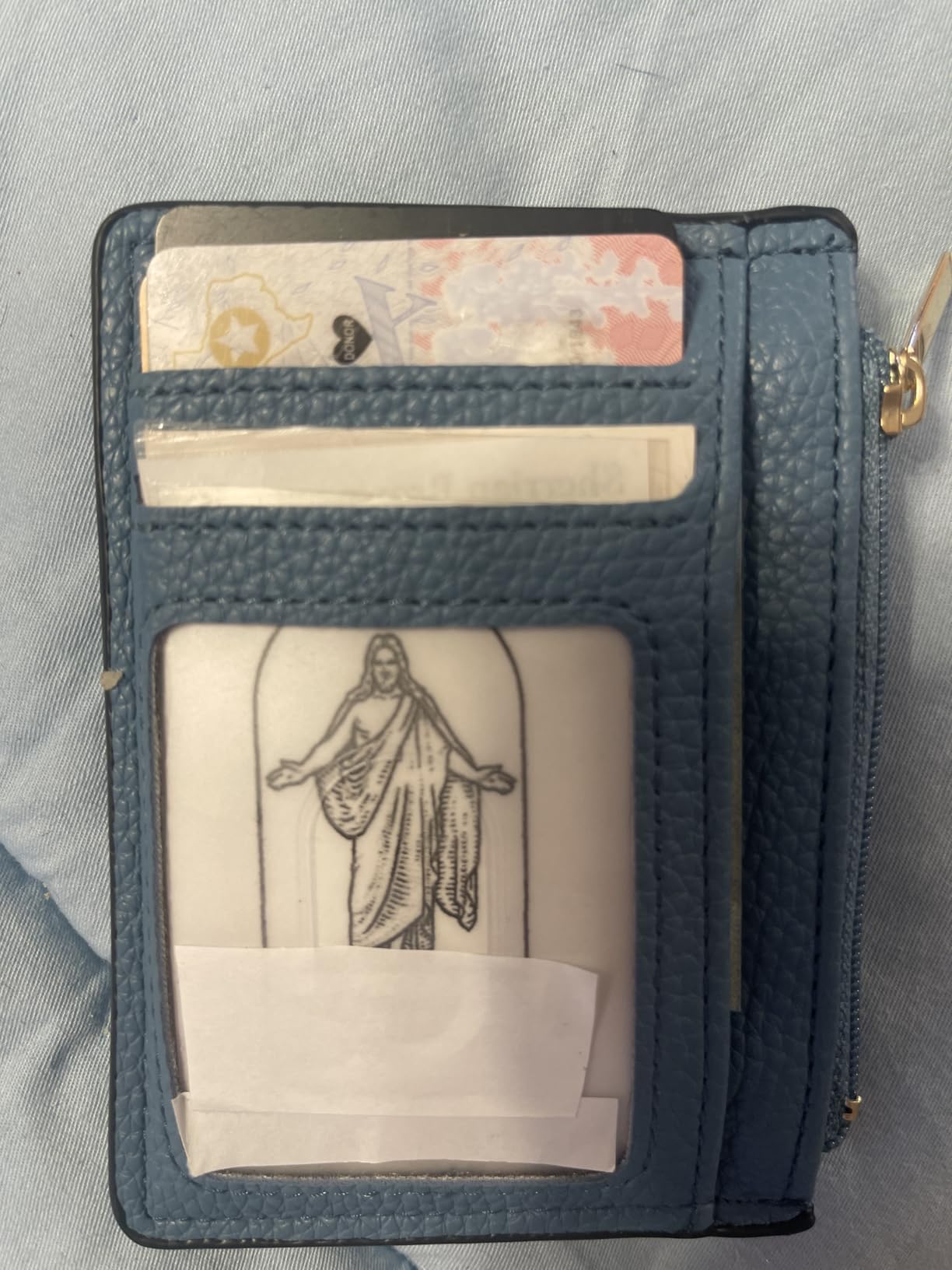 Tipmile Womens Credit Card Holder Wallet, Small Slim RFID Blocking Sleeve customer photo 2