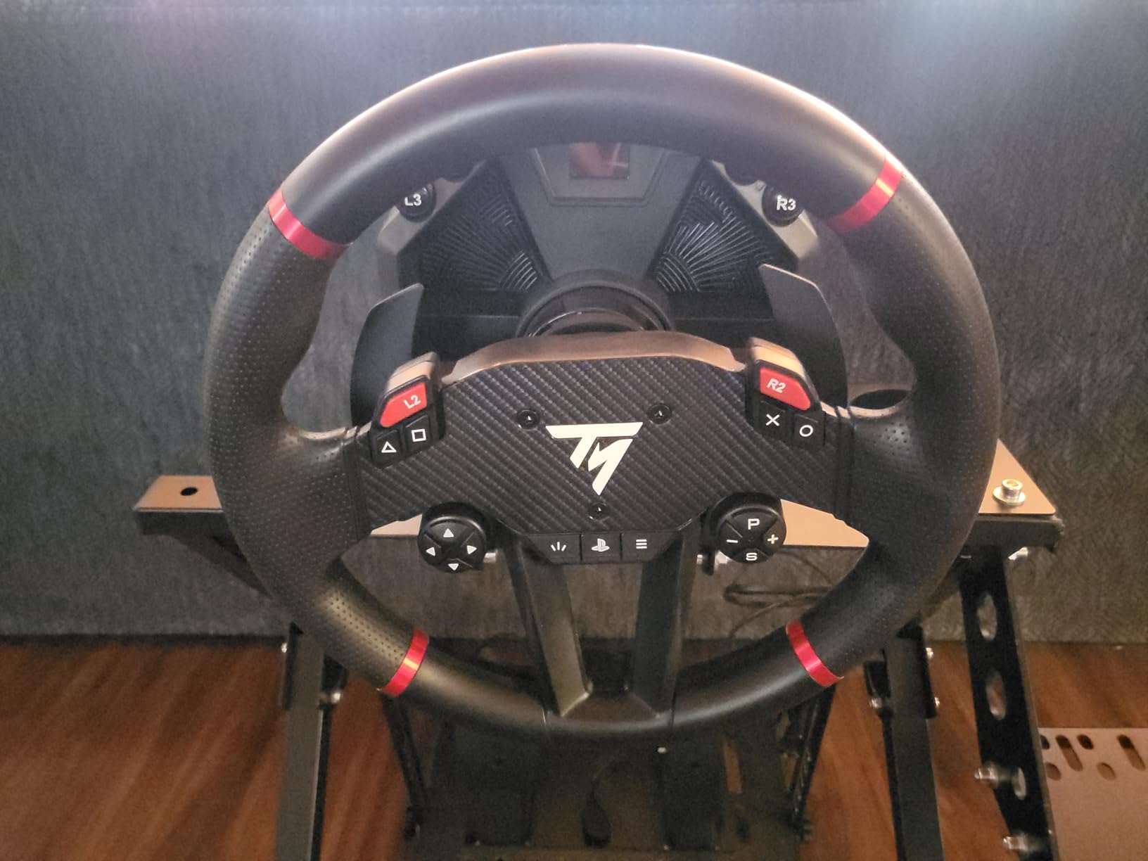 Thrustmaster T598 Direct Drive Racing Wheel & Pedal Set - PS5 & PC | Direct drive motor with magnetic paddles and pedal set for racing, simulation and gaming customer photo 1