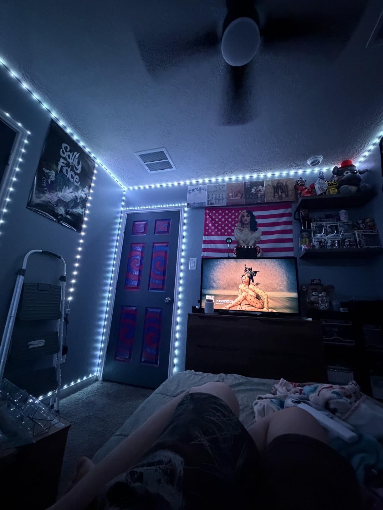 DAYBETTER LED Strip Lights 110ft 1Roll RGB Music Sync Smart App Control | Indoor color changing decor for bedroom, kitchen, party. 44-key IR remote, timer, cuttable, flexible, strong adhesive customer photo 2