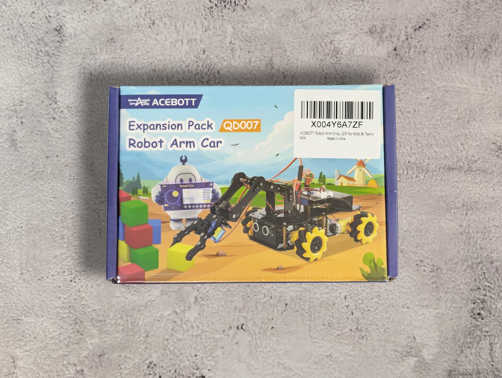 Robotics for Kids Ages 12-16, ACEBOTT 4 in 1 Smart Robot Arm with 5DOF + Tank Car, STEM Toys Coding Kit Compatible with Arduino & Scratch customer photo 1
