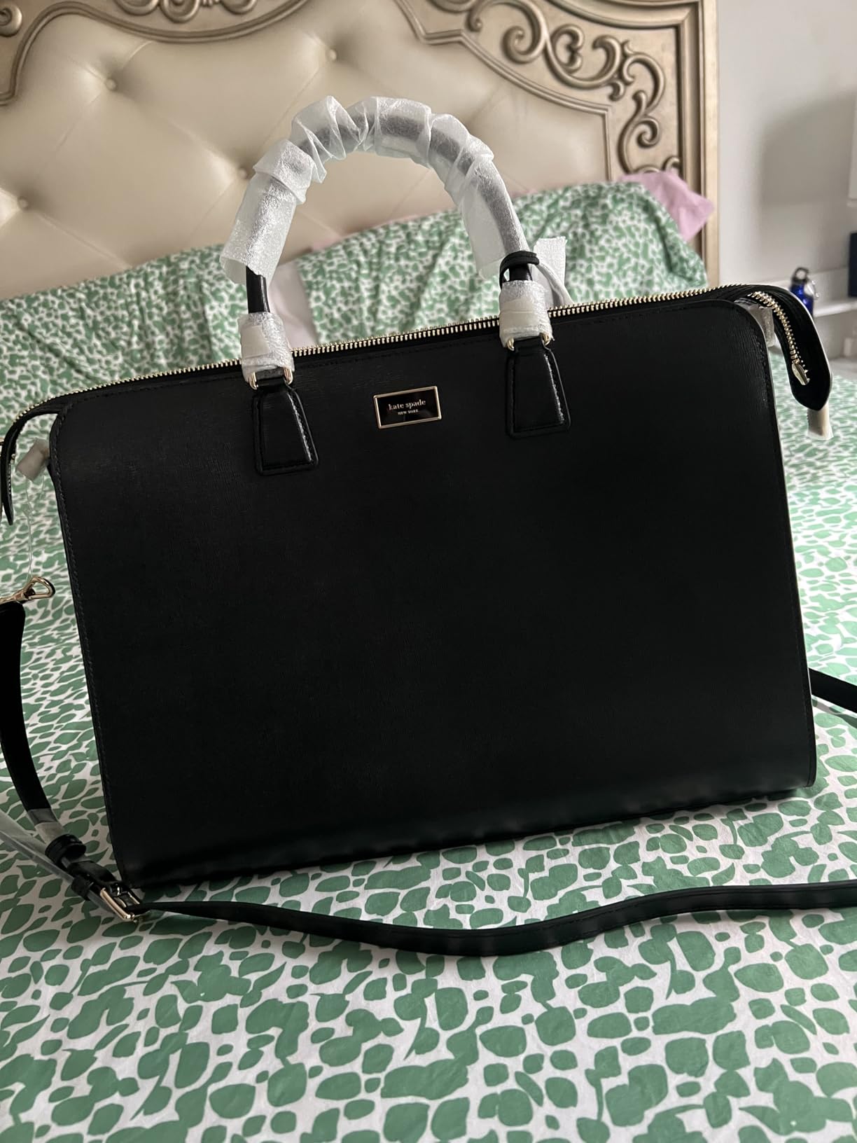 kate spade new york womens Serena Saffiano Leather Laptop Bag customer photo 1