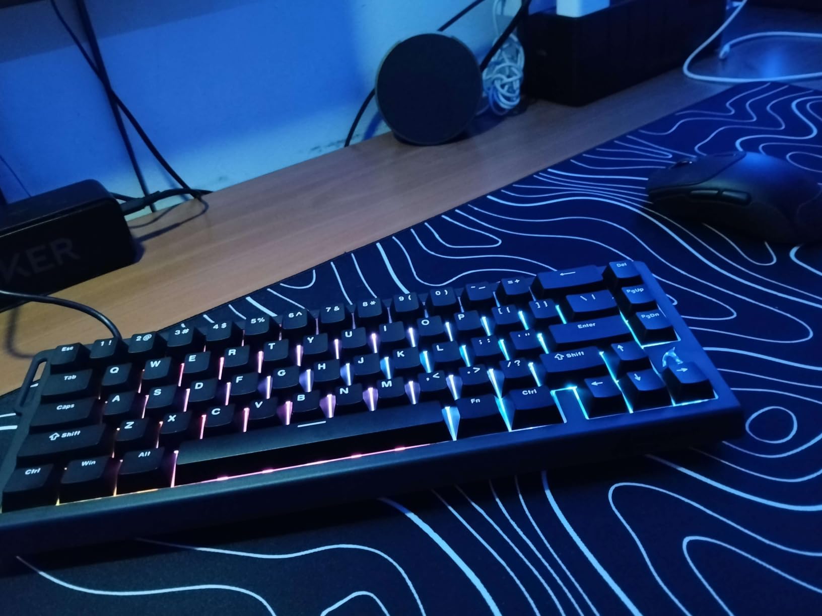 ATTACK SHARK X68 HE RT Mechanical Gaming Keyboard 60% Wired TKL-Black | Adjustable Actuation, Hall Effect Magnetic Switch, 8KHz Polling Rate, RGB Backlit, Top Mount, Web Driver for PC Mac Esport Gamer customer photo 2