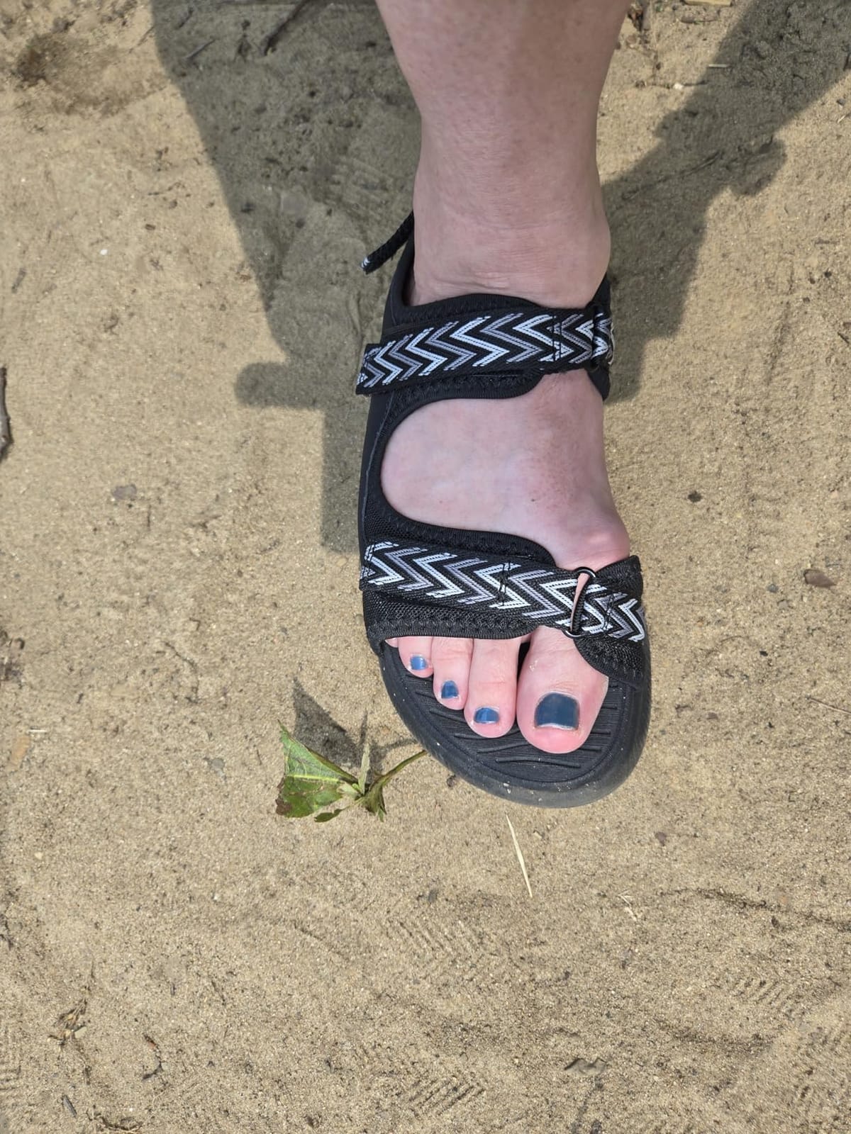 Women's Walking Sandals Arch Support Orthopedic Recovery Hiking Sandals Thick Athletic Cushion Adjustable Strap for Plantar Fasciitis customer photo 2