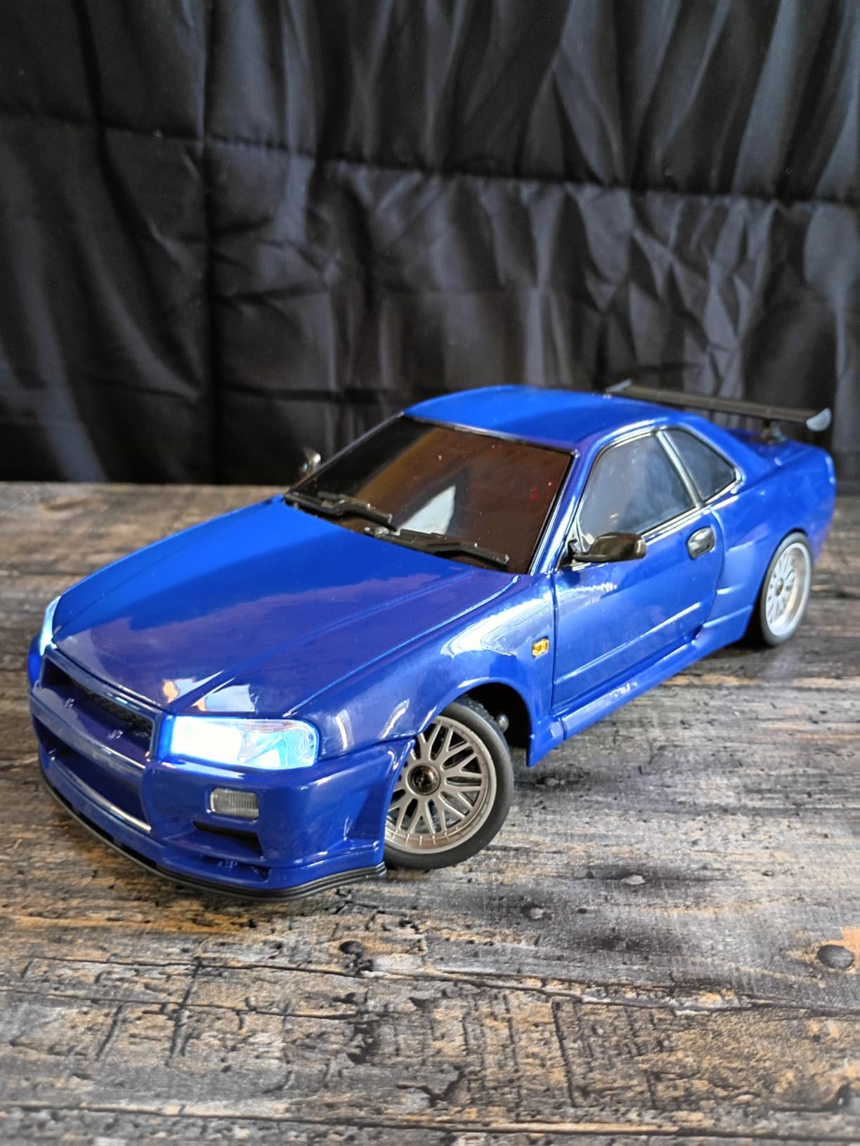 WPLDEWAN RC Drift Car with Gyro 1:18 Scale LDRC Drift Car Remote Control RWD Hobby Drifting Vehicle 2.4 GHz Proportional Throttle Steering ESP Gyroscope Metal Drive Shaft Alloy Shell Adult LD1899 customer photo 1