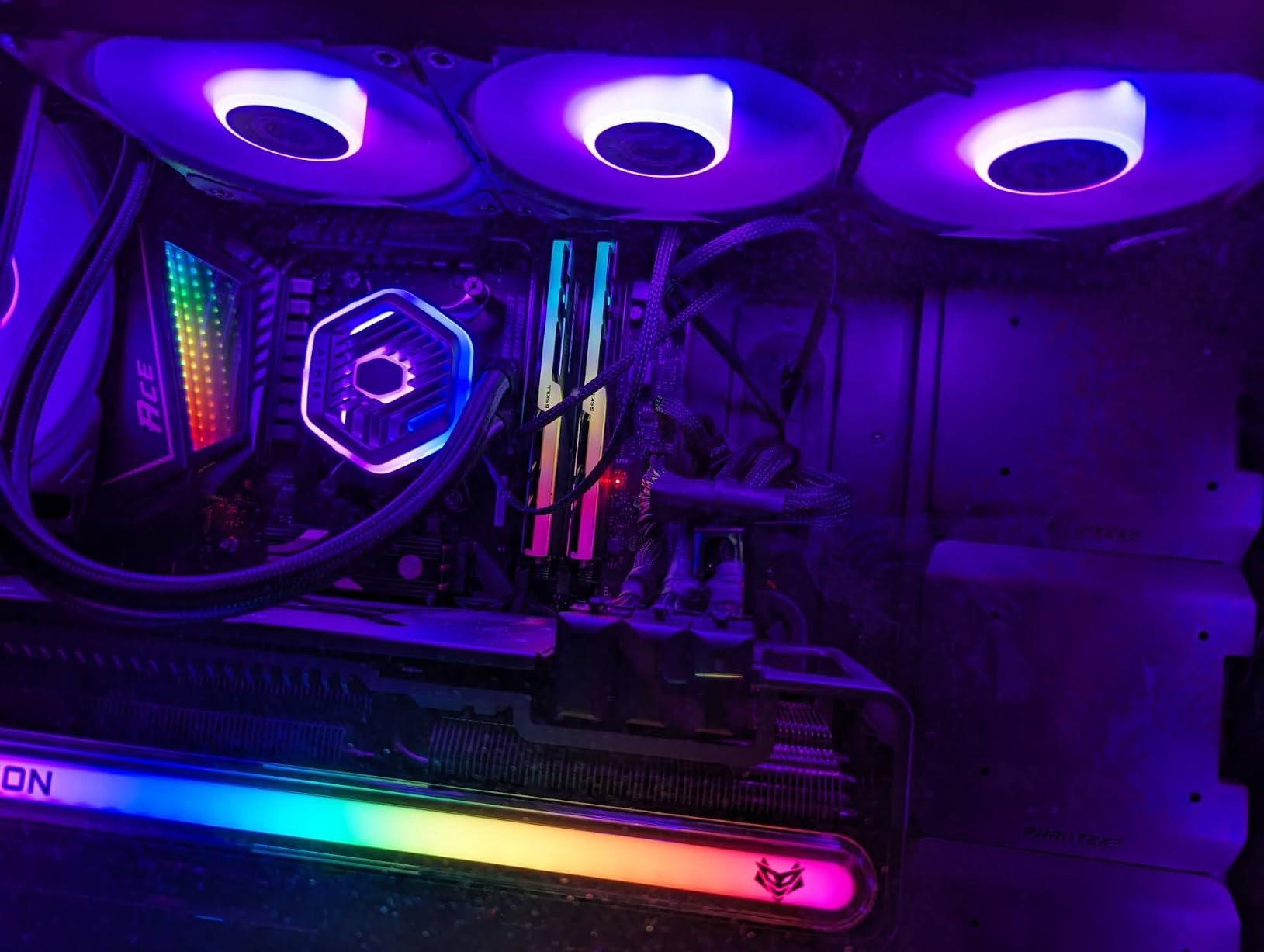 Cooler Master Atmos Stealth 360 AIO Liquid CPU Cooler, Mobius Fans customer photo 2