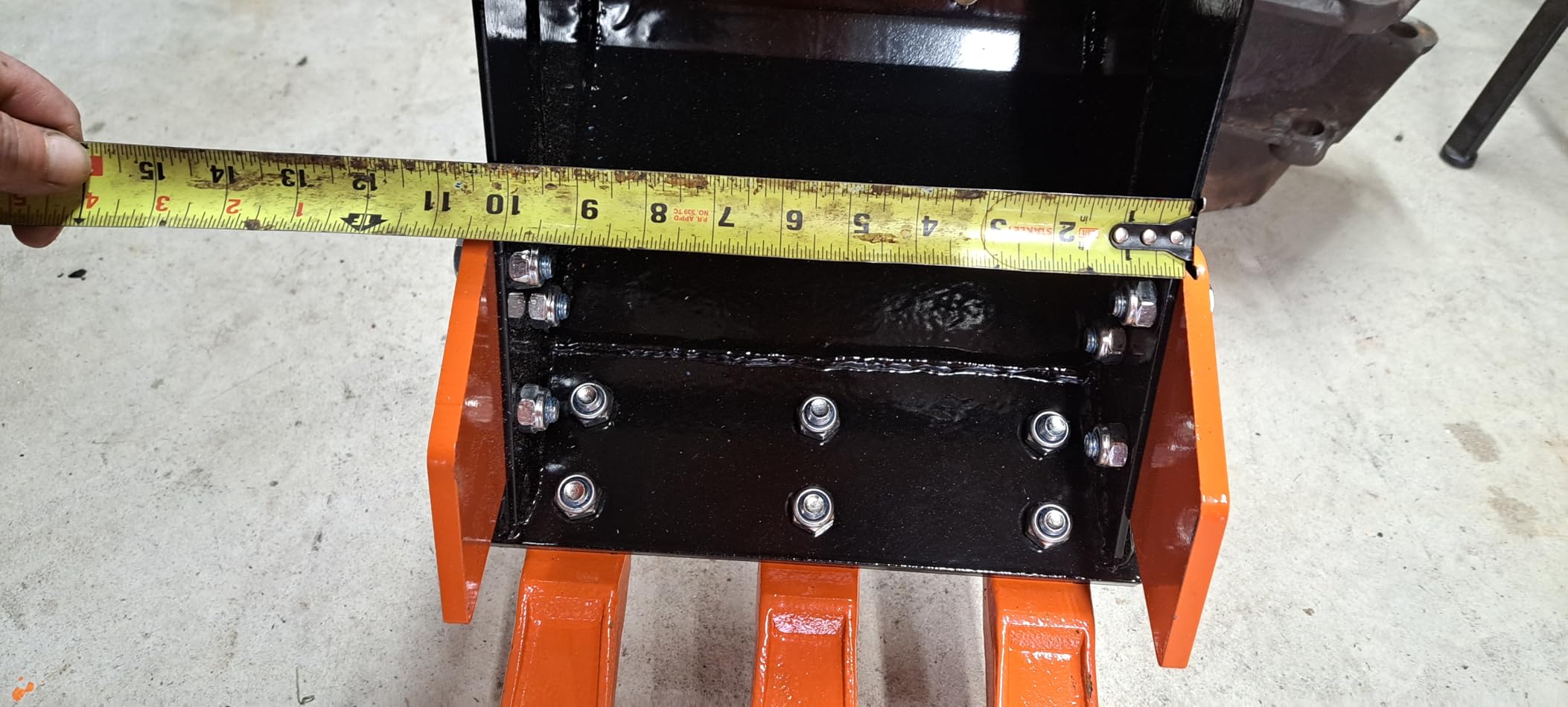 MMS 7.87in/200mm Mini Excavator Attachment, Narrow Backhoe Bucket, Manganese Steel Trench Digger Bucket with Metal Teeth, Suitable for 0.8-1.8 Tons Mini Excavators Digging Soil, Landscaping Work customer photo 1