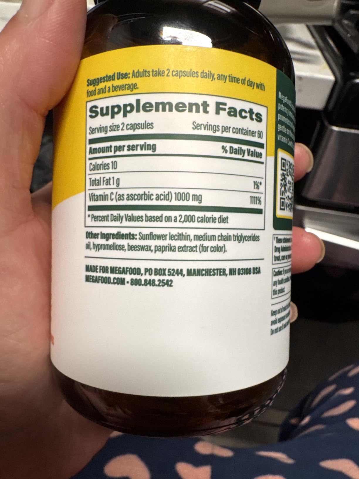 MegaFood Liposomal Vitamin C, Antioxidant & Immune Support, 120 Capsules | Vitamin C 1000mg Per Serving, Gentle on Stomach, Collagen Production, Skin Health & Immune Support Supplement, 60 Servings customer photo 2