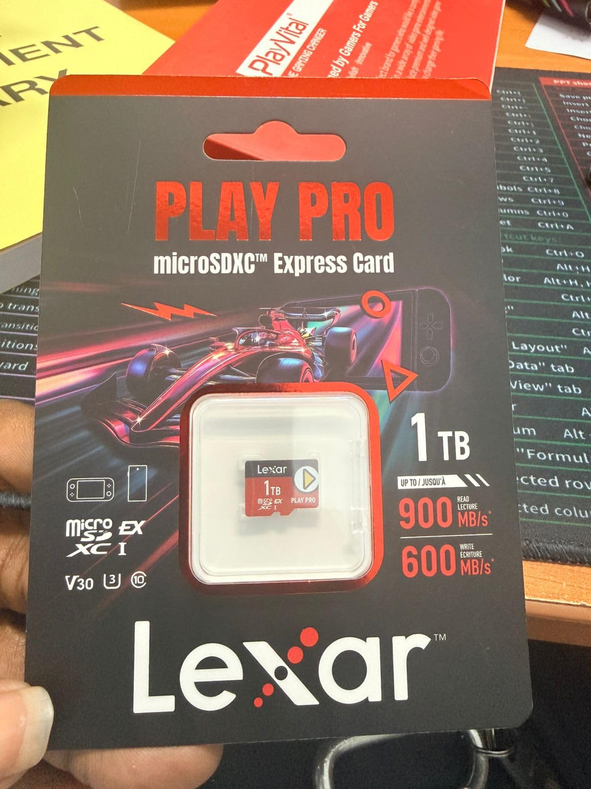 Lexar 1TB Play PRO microSD Express Card, UHS-I, C10, U3, V30, Full HD, 4K, Up to 900/600 MB/s Memory Card, Nintendo-Switch 2, ASUS ROG Ally, Steam Deck customer photo 2