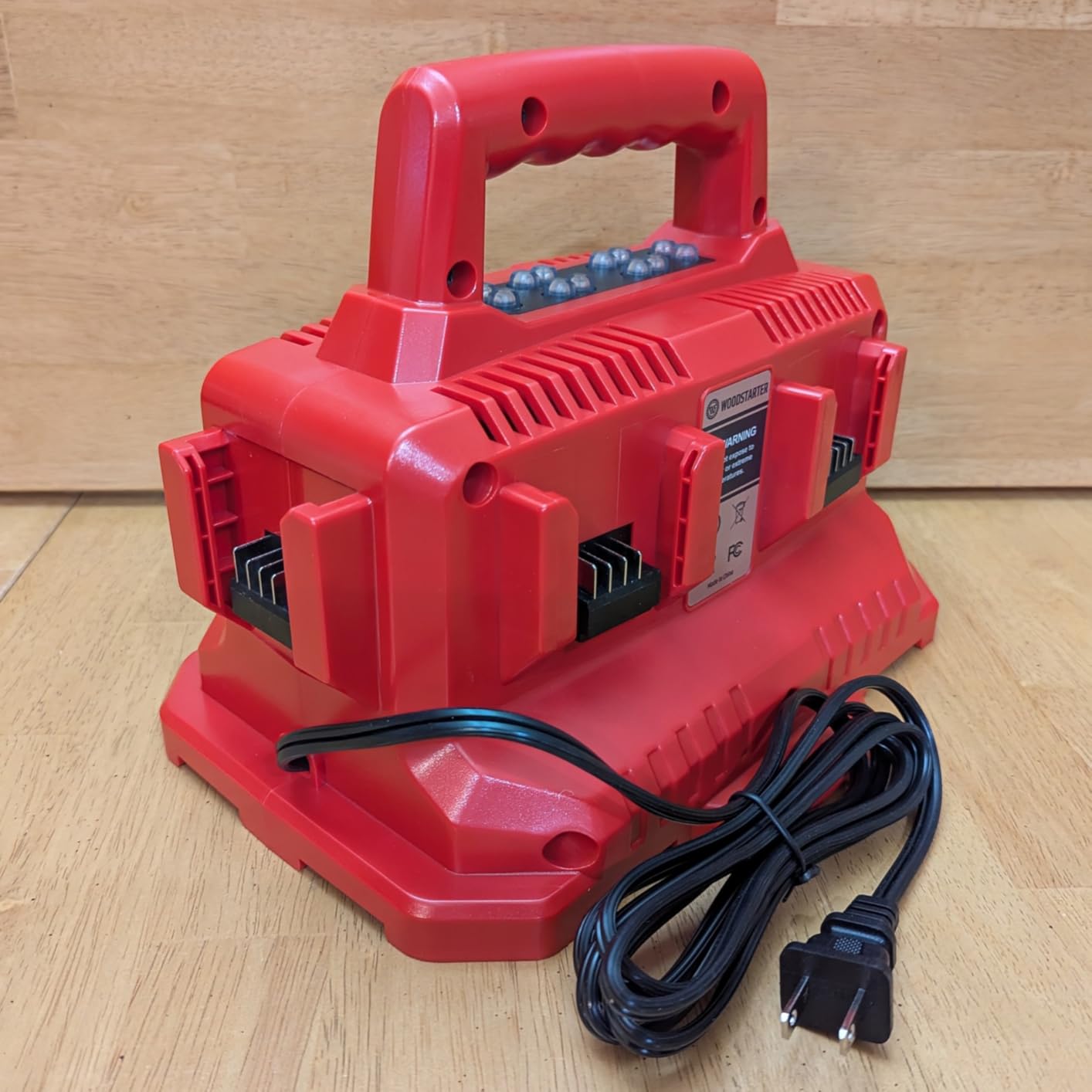 6-Port Rapid 18V Battery Charger Station, Replacement for Milwaukee 48-59-1806 Batteries Charger, Multi-Port Fast Charging for Milwaukee M18 Batteries, Simultaneously Charges 6 Batteries customer photo 2