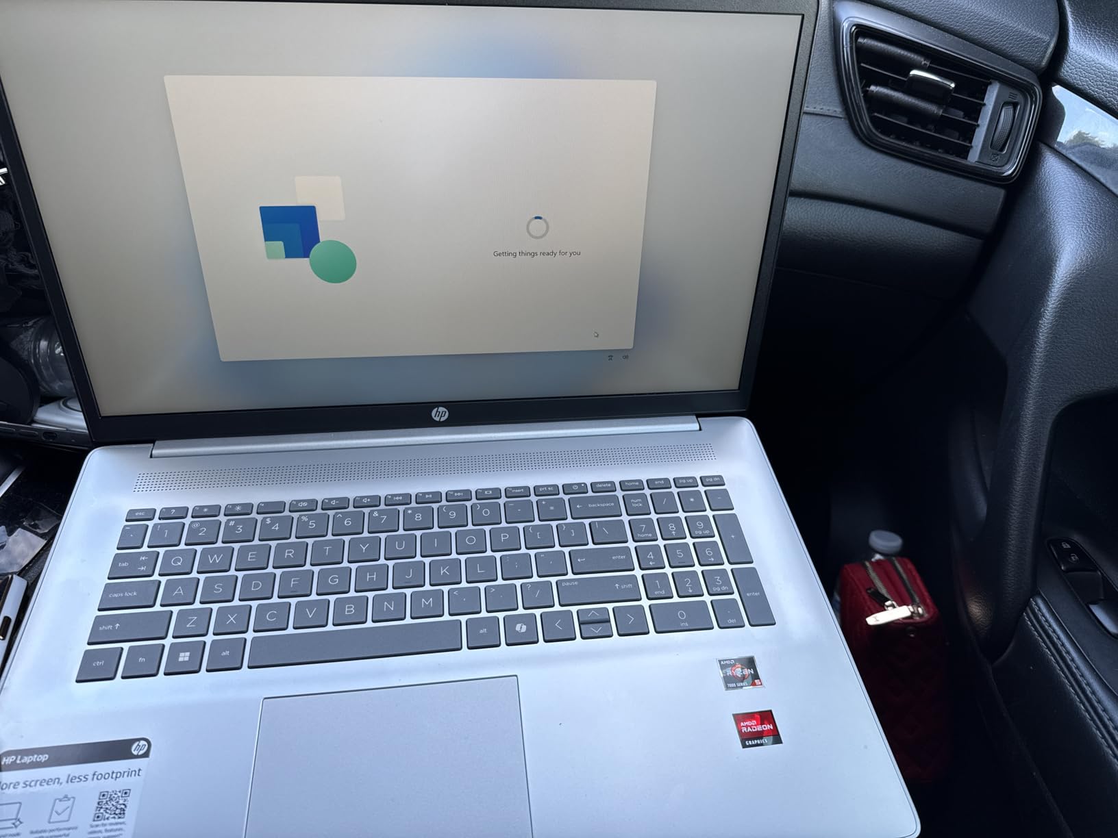 HP 17 Laptop Essential Computer, 17.3 IPS FHD Business PC, 6-Core AMD Ryzen 5, 32GB RAM, 1.5TB Storage (1TB SSD + 500GB Ext), Windows 11 Pro Copilot AI Lifetime Office, HubxcelAccesory, Number Pad customer photo 1
