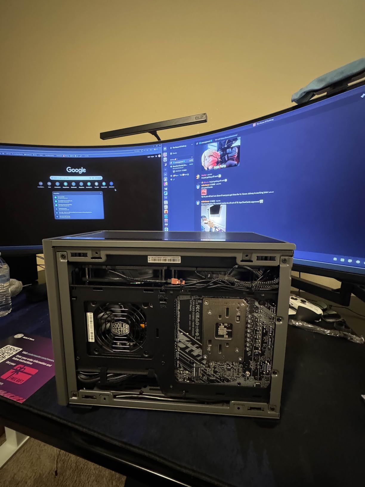 Cooler Master NR2 Pro Gaming PC 9800X3D + RTX 5070 Ti Mini ITX PC | AMD Ryzen 7 9800X3D + NVIDIA RTX 5070 Ti 16GB Gaming PC, 32GB DDR5 6000MHz, 2TB M.2 SSD, 280mm AIO Cooler, Windows 11 customer photo 1