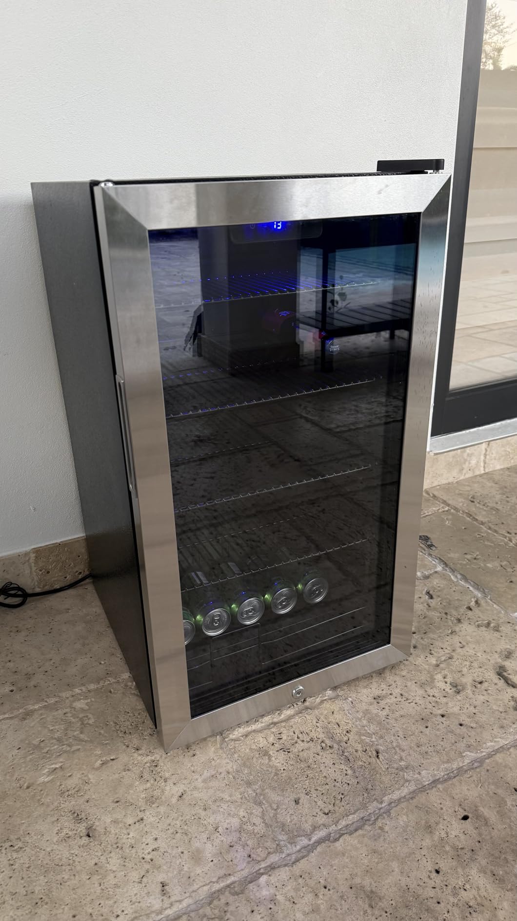 60 Cu. Ft. Commercial Beverage Refrigerator, Triple Glass Door | 12 adjustable shelves, Door lock, For shop restaurant bar, Upright merchandiser, Durable steel, Digital temperature control customer photo 1