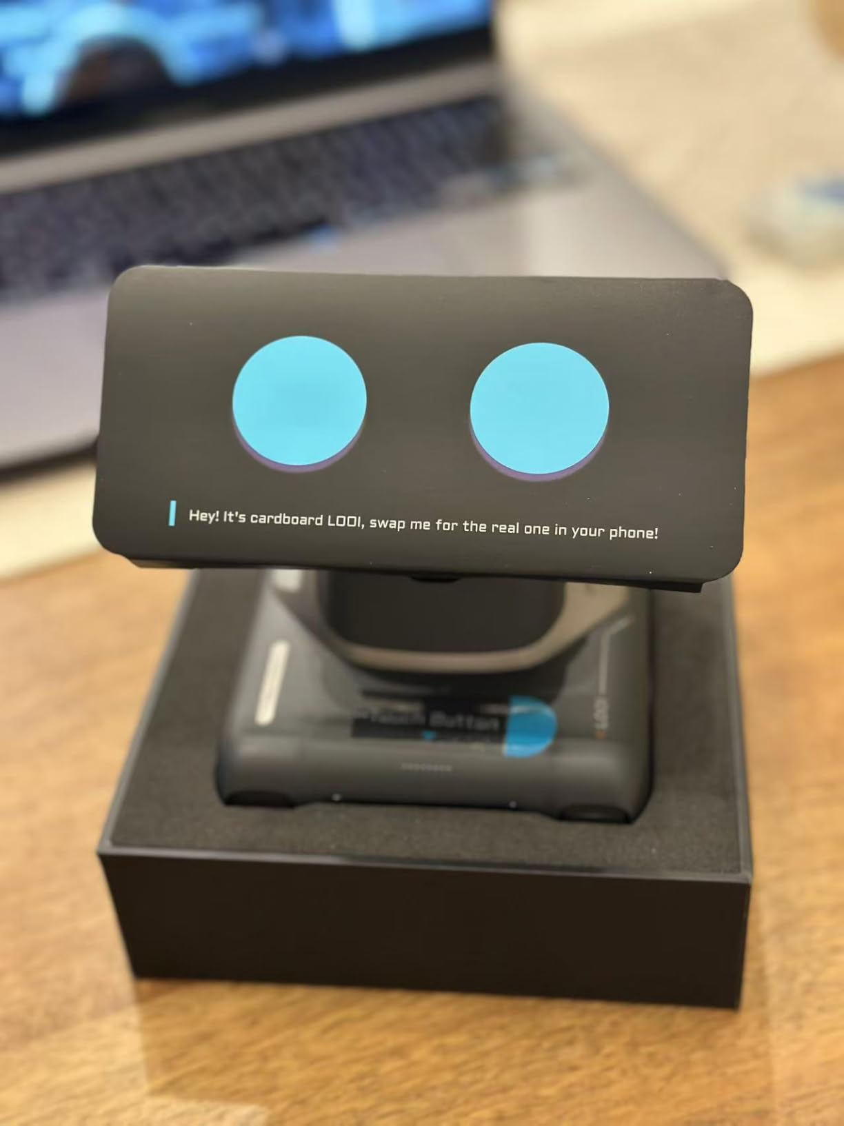 LOOI Robot-Space Black-AI Desktop Companion, ChatGPT & Gemini Voice Interaction, Visual Understanding, Personality & Memory, 10W Wireless Charging, Tech & Gadget Gift, Electronic pets, Toy, Geek, Desktop Setup customer photo 2