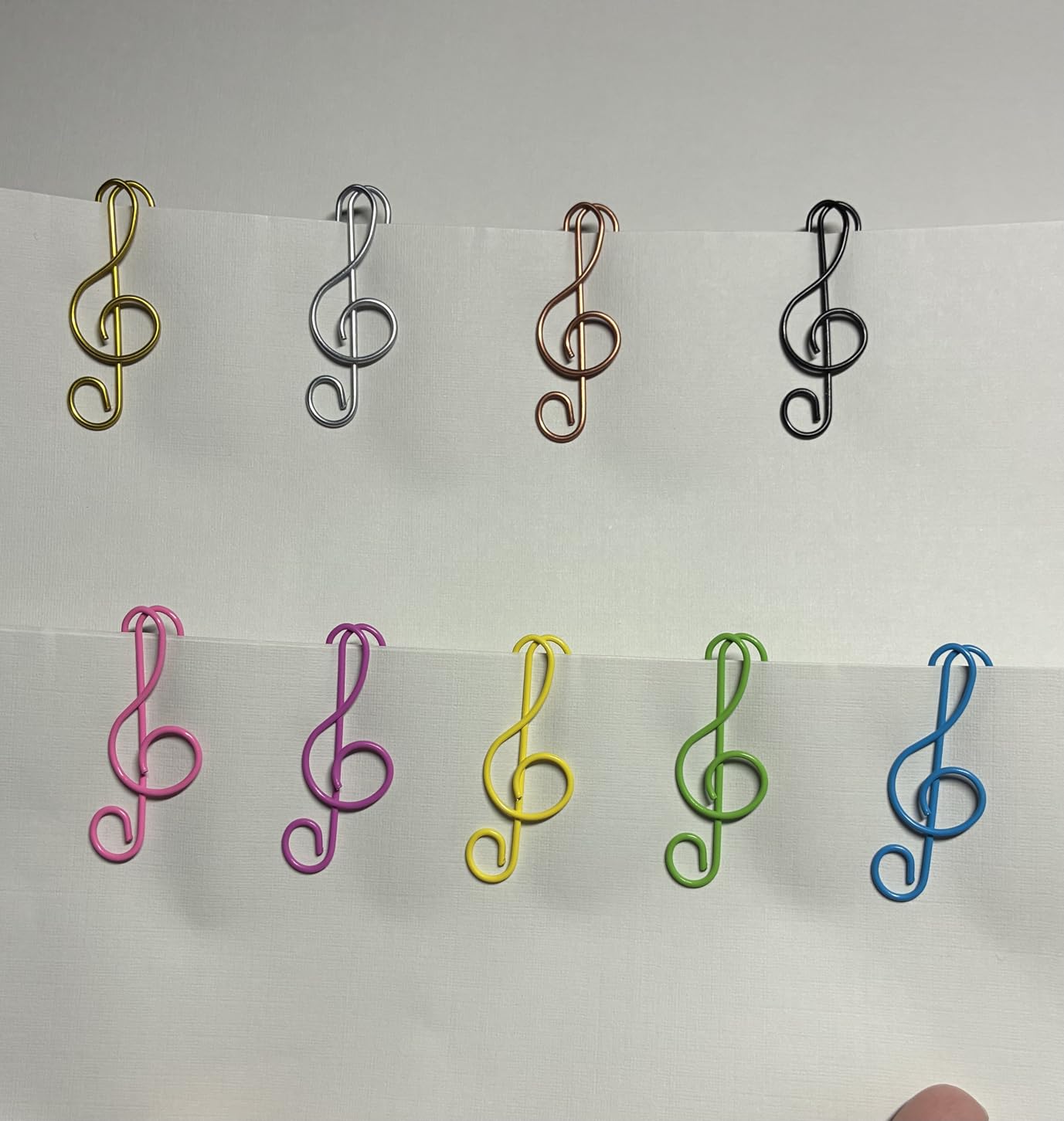Fun Music Shaped Paper Clips 100 Pcs, Music Teacher Gifts customer photo 2