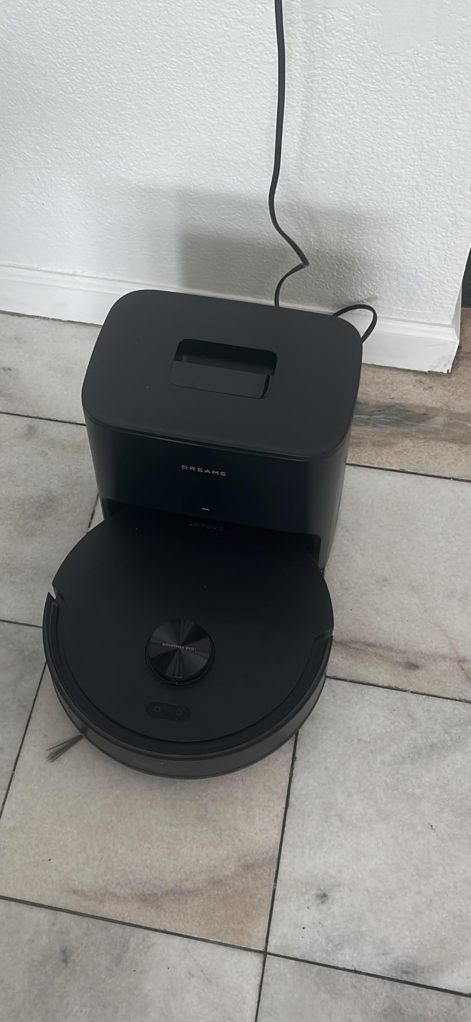 DREAME D20 Plus Robot Vacuum and Mop, 13,000Pa Suction, Self-Emptying with 5L Dust Bag, DuoBrush for Pet Hair, LDS Mapping, App & Voice Control, 5200mAh Battery, Ideal for Hard Floors & Carpets customer photo 2