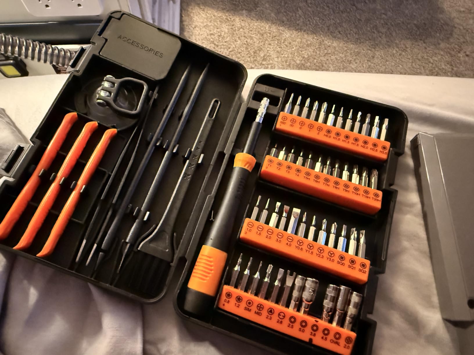 STREBITO Precision Screwdriver Set 64-piece with Torx, Triwing, Gamebit | Magnetic Electronic Repair Tool Kit for Computer, PC, Laptop, Macbook, Tablet, Phone, PS5, XBOX, Switch, Glass, Ring Doorbell customer photo 2