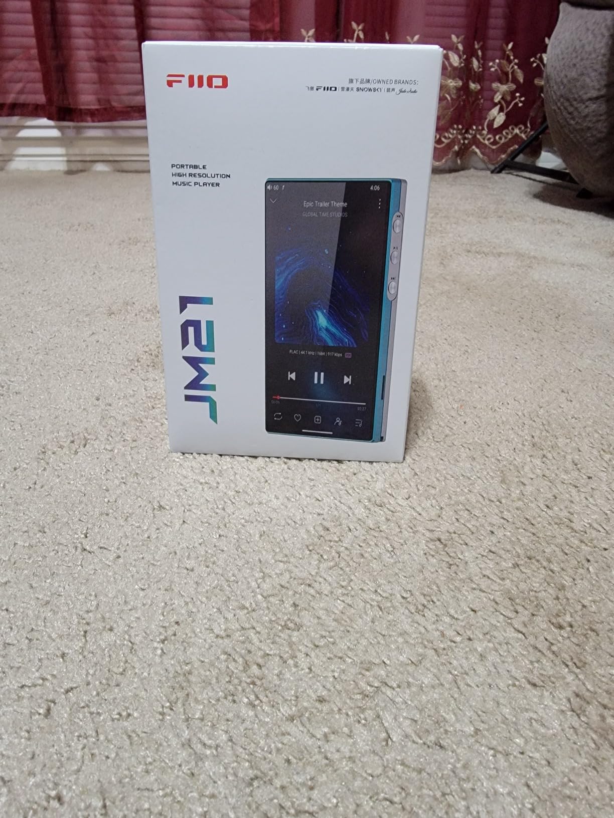 JadeAudio/FiiO JM21 Android 13 Hi-Res Music Player MP3 with Snapdragon 680, Bluetooth WiFi USB DAC 12.5H Playtime (3+32g Black) customer photo 1