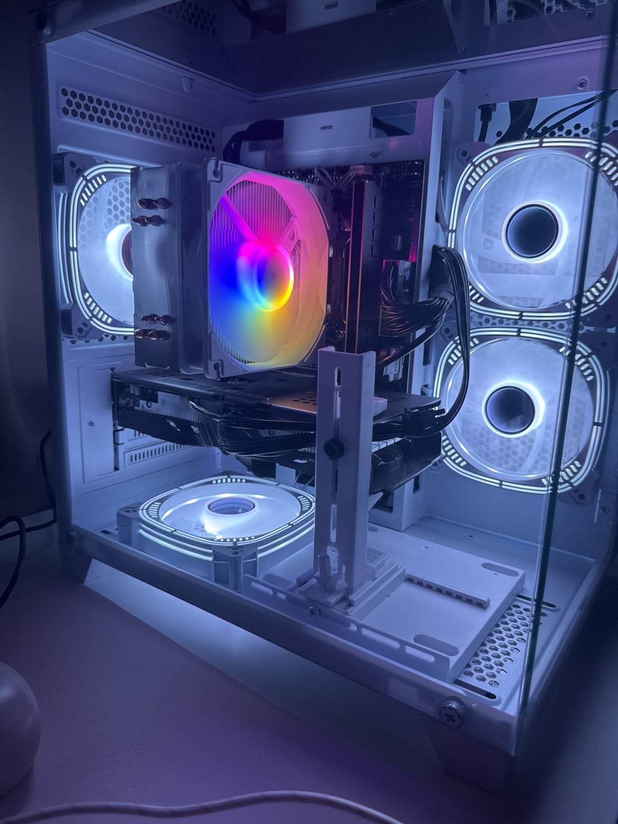 LXZ Gaming PC Desktop - Ryzen 5 5500 | GeForce RTX 3050 6GB | 16GB DDR4 | 1TB NVME SSD | DP/HDMI/DVI, Prebuilt Tower Computer for Gaming, Home and Office (White) customer photo 2