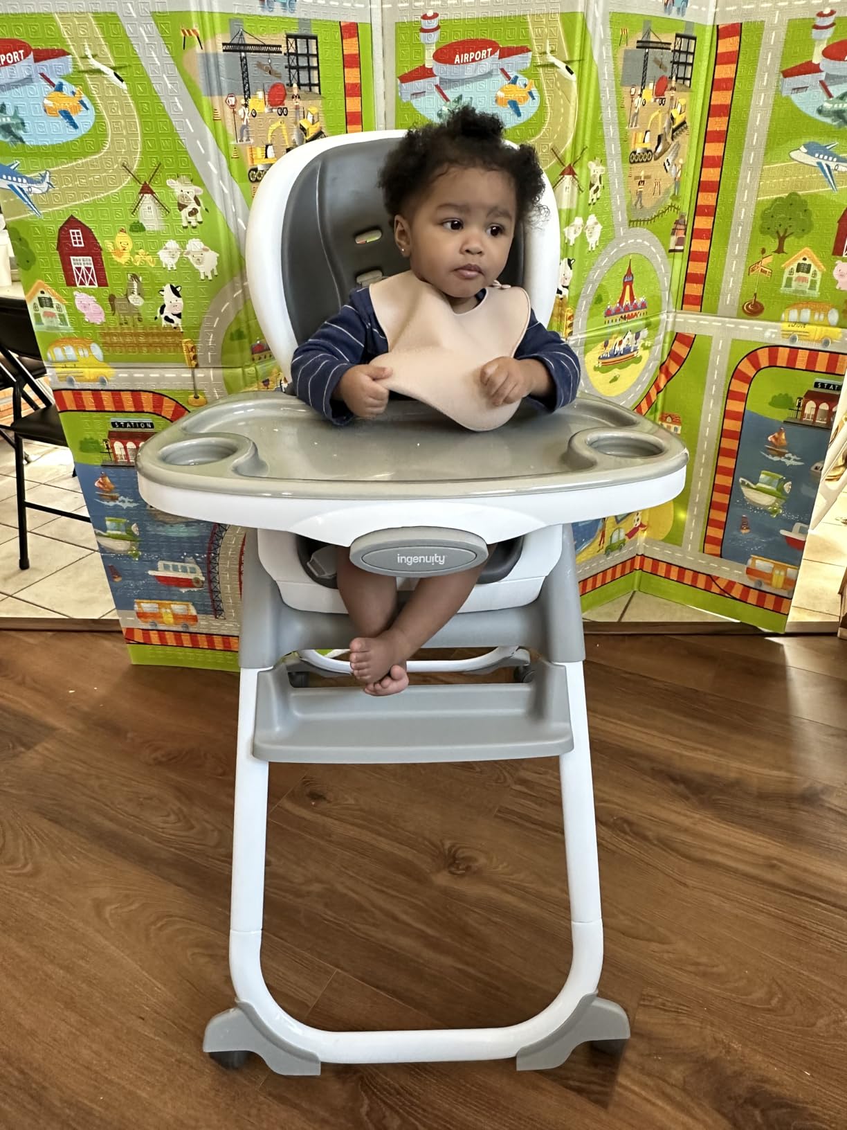Ingenuity Trio Foldaway 6-in-1 Baby High Chair, 6 Ways to Use, Toddler Chair, Foldable Legs, 6M-5Y customer photo 1
