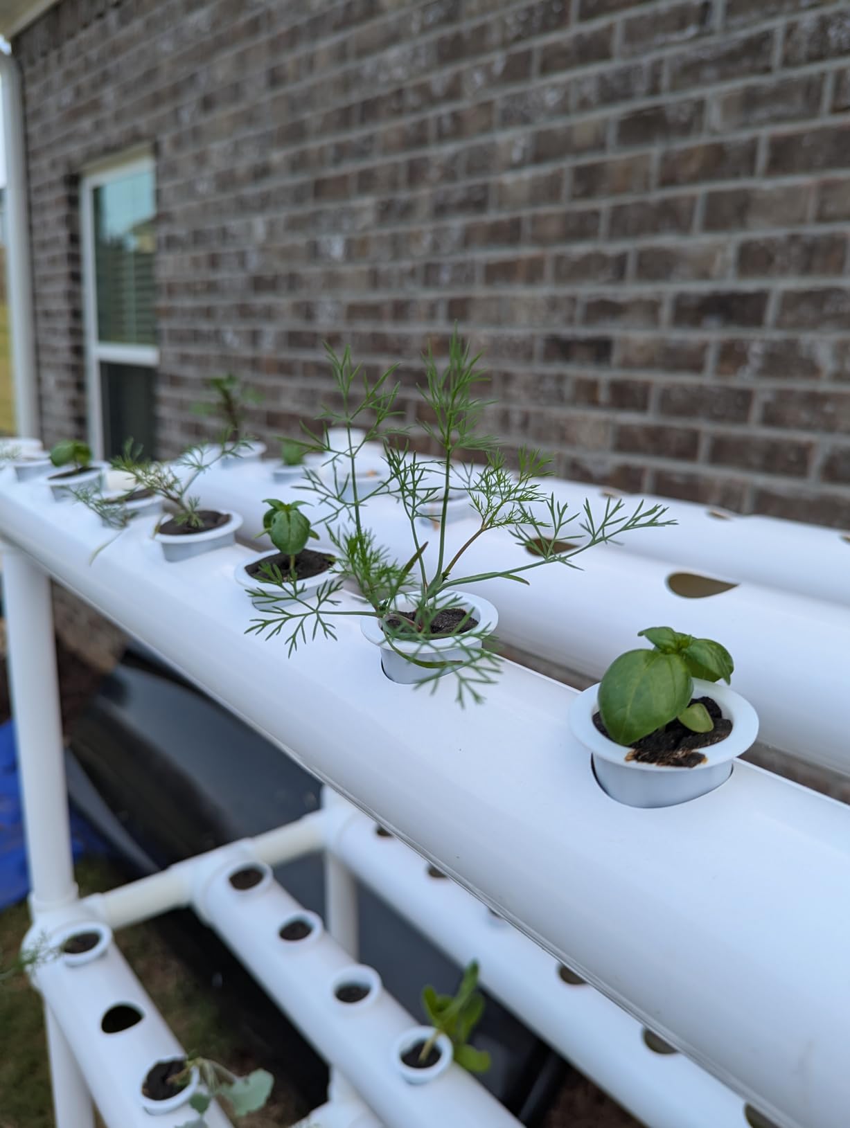 Hydroponics Growing System Kit with Wheels, 108 Plant Sites Gardening Aquaponics Tower, 4-Tier Food-Grade PVC-U Pipes Water Pump Timer for Leafy Vegetables, Indoor, Outdoor (34