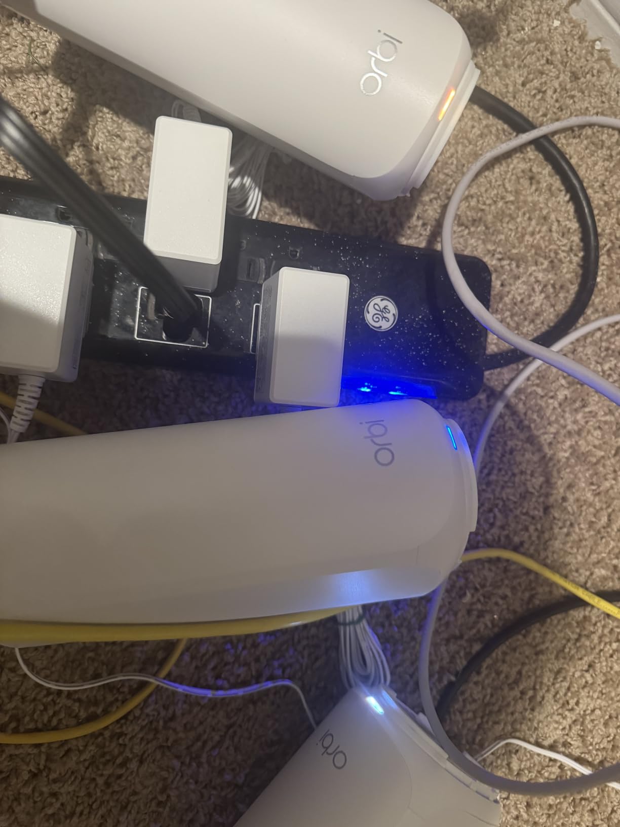 NETGEAR Orbi 370 Series WiFi 7 Mesh System Dual-Band, Up to 6,000 sq ft, 3 Pack, Mesh Router + 2 Satellite Extenders, Up to 5 Gbps, 70 Devices, 2.5 Gig Internet Port (RBE373) customer photo 2