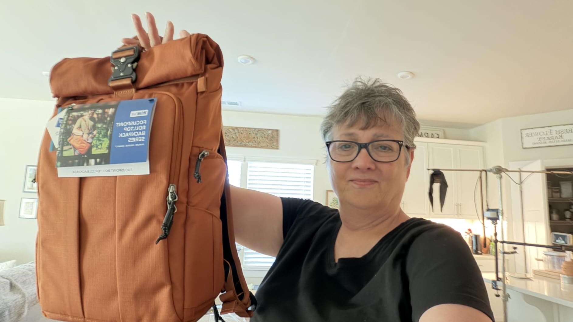 Think Tank FocusPoint 22L RollTop Camera Backpack - Urban Rust customer photo 2