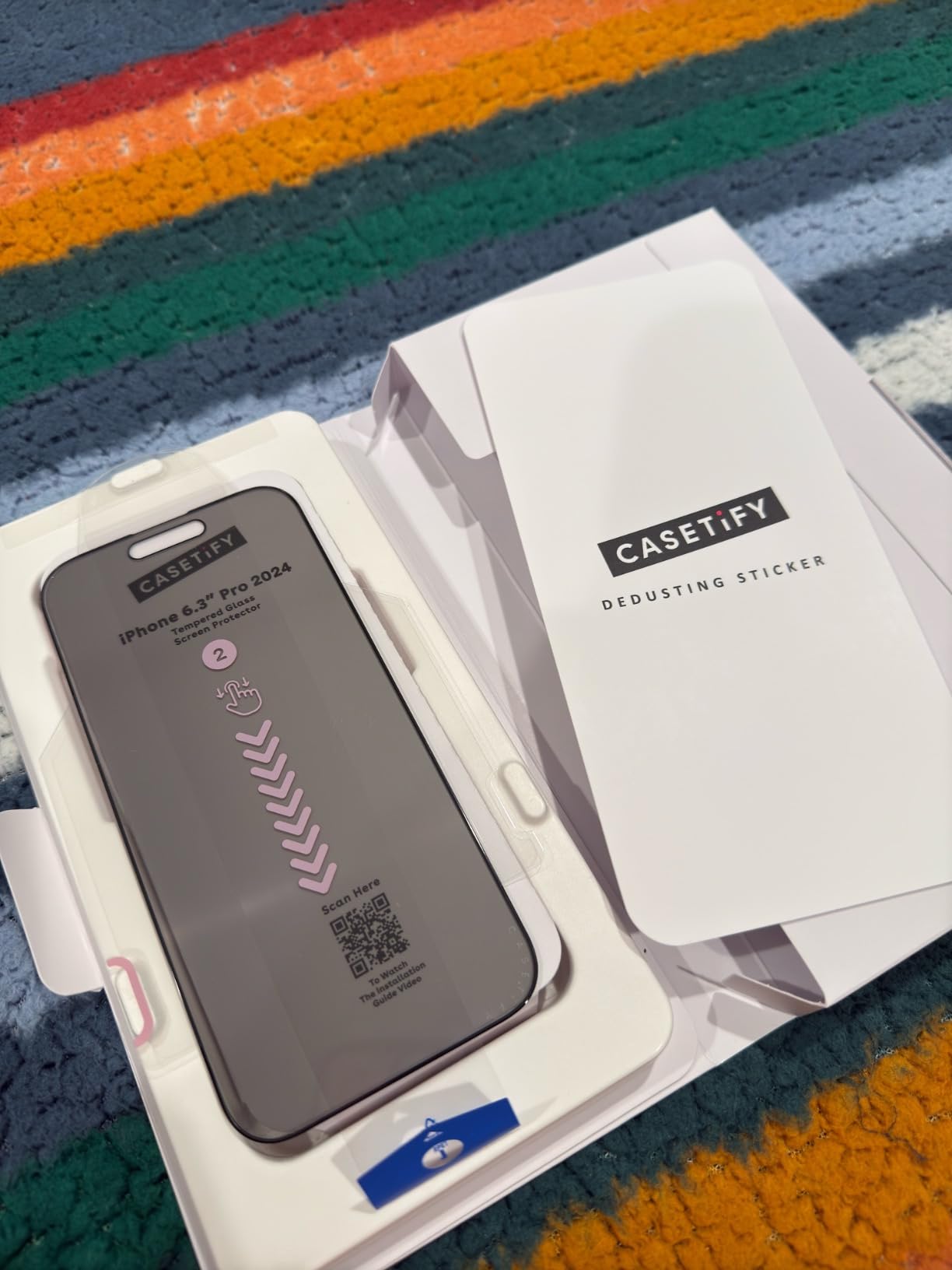 CASETiFY Impact Privacy iPhone 17 Screen Protector [Two-Way Privacy / 9H aluminosilicate glass, applicator included] customer photo 1