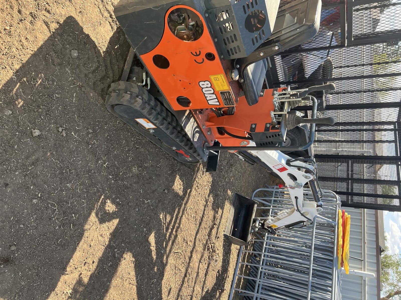 MMS Mini Excavator Attachments Kit, 8 in 1 Excavator Accessories Includes 7.87'' Narrow Bucket, Quick Coupler, Ripper, Rake, Grapple, 8'' Auger, 24'' Flat Bucket & 32'' Screening Buckets, US Stock customer photo 1