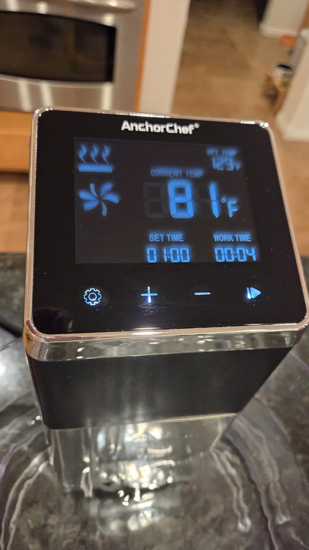 Commercial Sous Vide Precision Cooker 1400W | Fast-Heating Immersion Circulator | Thermal Sous Vide Machine with Accurate Temperature & Timer | IPX7 Waterproof | Quiet | For Restaurants & Home Kitchen customer photo 2