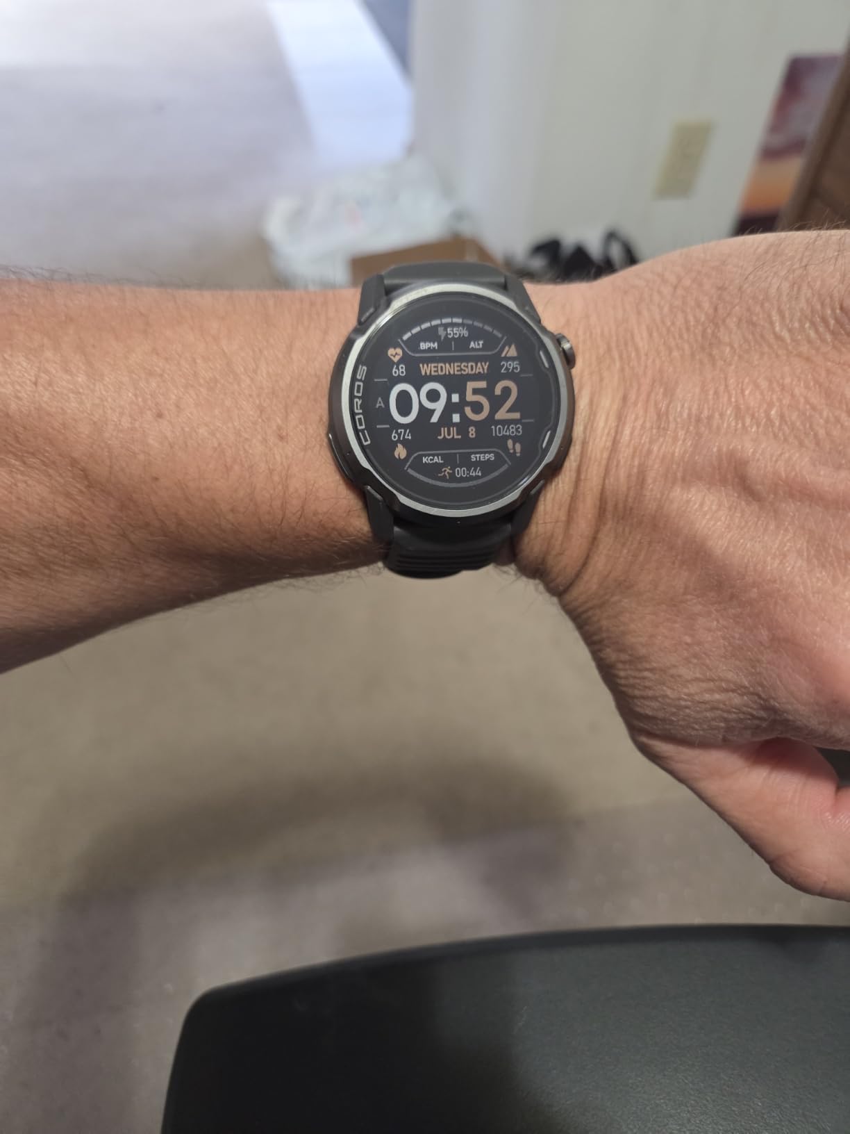 COROS APEX 4 (46mm) GPS Watch, 1.3 inch MIP, 41 Days Battery Life - Black Voice Pins, Global maps with Turn-by-Turn Navigation, Hands-Free Calls, for Running, Skiing, and Climbing customer photo 2