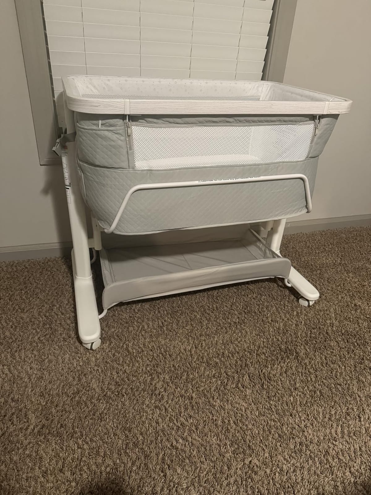 VaVaSoo All Mesh Rocking Bassinet, Electric Bassinet for Baby, Beige customer photo 1