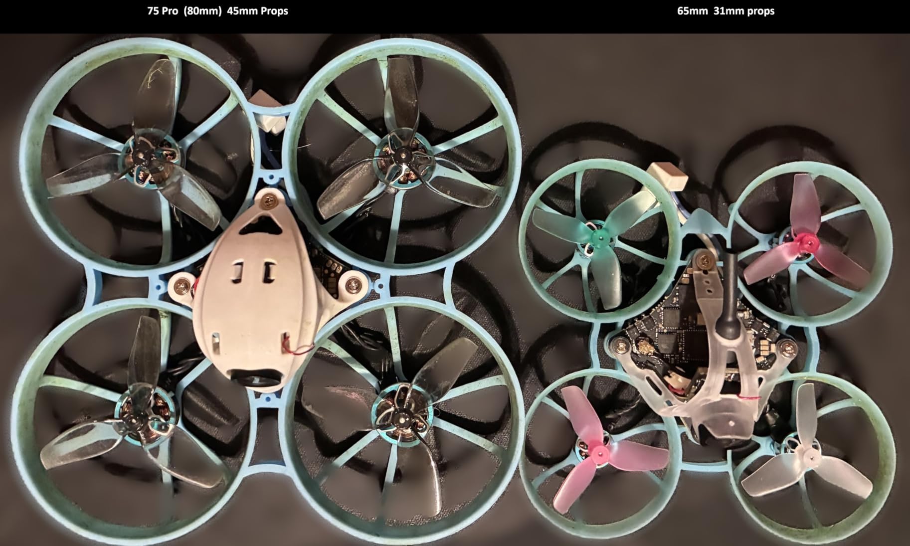 BETAFPV Meteor75 Pro Brushless Drone with Matrix 1S 5IN1 FC for FPV Racing | With 1102 22000KV Motor 45mm 3-Blade Props, LAVA II 1S 580mAh Lipo Battery for FPV Freestyle Racing, Fly Time Up to 6.5Min customer photo 1