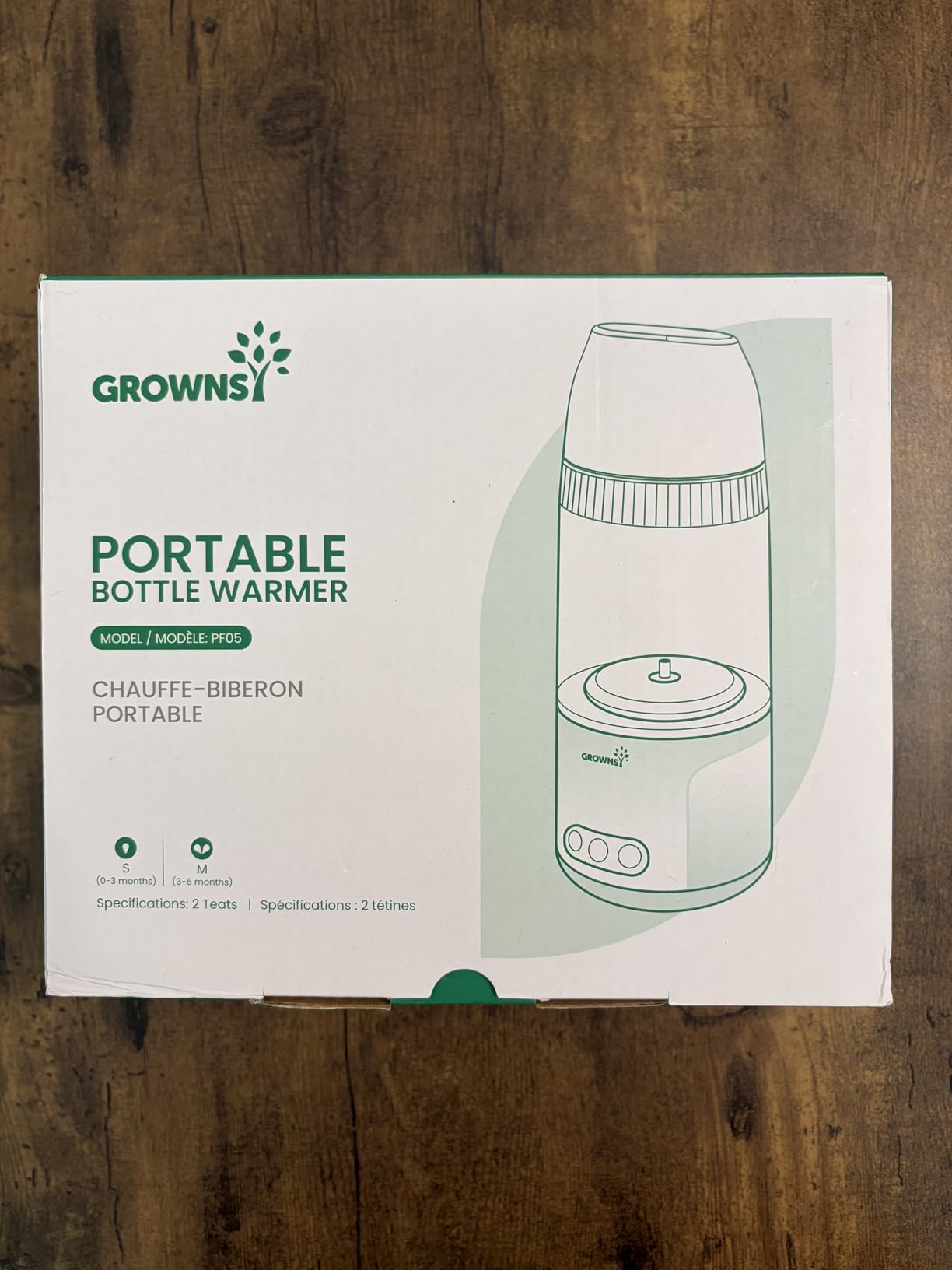 Grownsy Portable Bottle Warmer, Detachable All-in-One Travel Milk Warmers | Fast Even Heat, On-the-Go Bottle Warmer with Nipple for Direct Feeding, Dual Heat Modes, Long Battery, Shatterproof Non-Glass customer photo 2