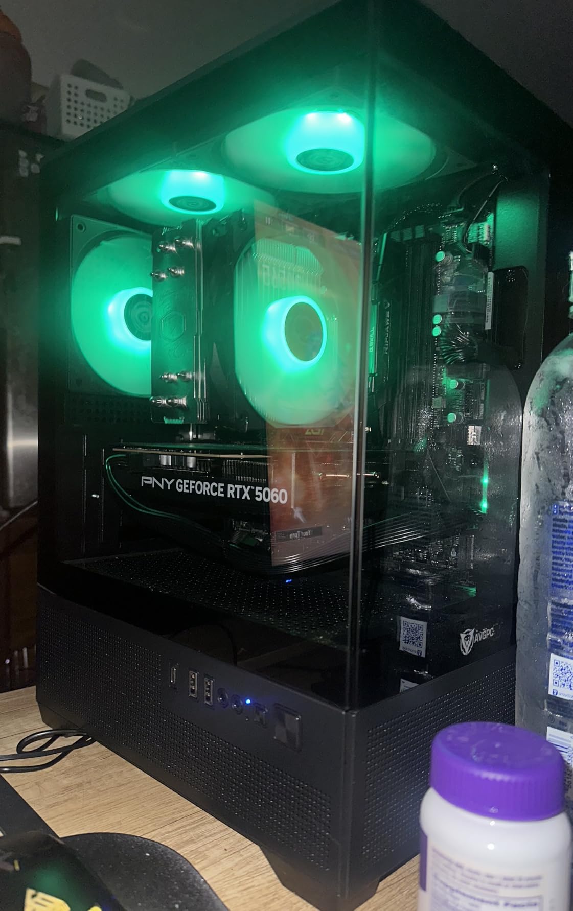 Mini-X Gaming PC - I5 11400F up to 4.4 GHz, GeForce RTX 5060 8GB VRAM, 16GB RAM, 1TB M.2 NVMe SSD, Windows 11 Home Black customer photo 1