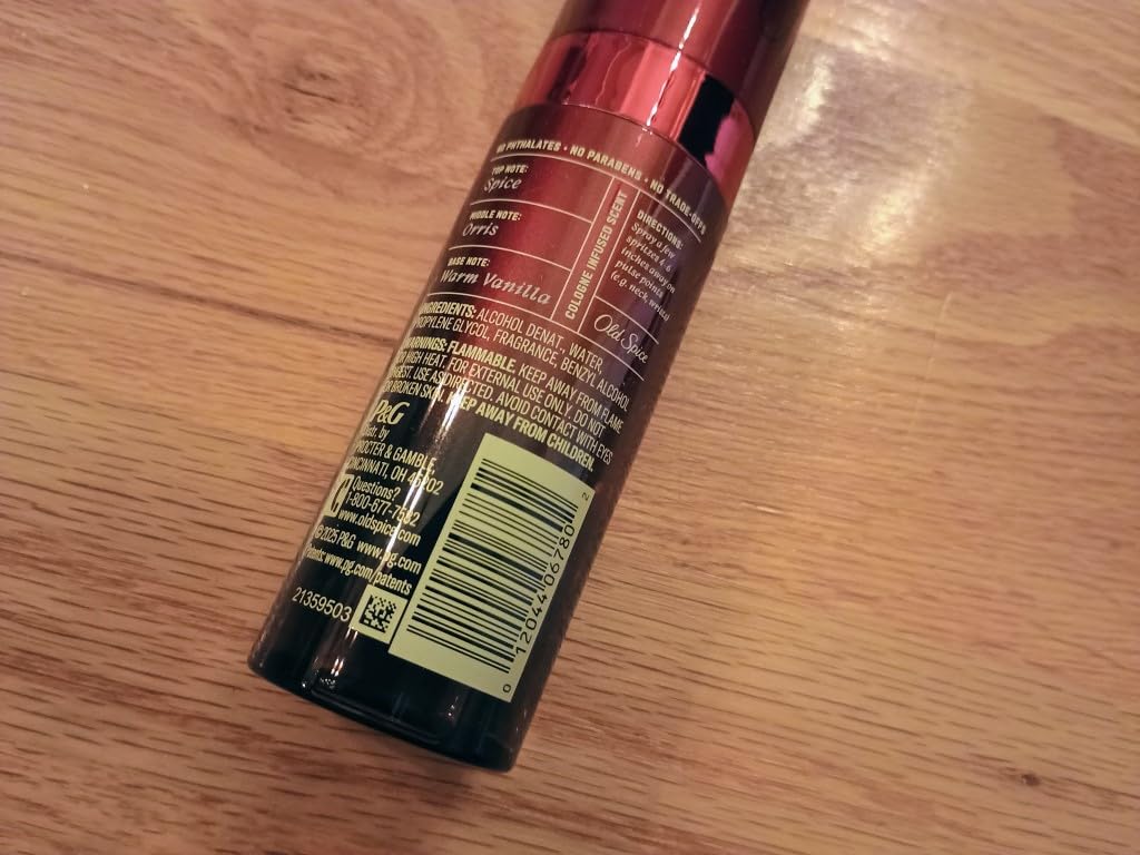 Old Spice Cologne Mist for Men, The Spice Alchemist Collection, Cashmere + Vanilla Wood Scent, 3.8 oz customer photo 2