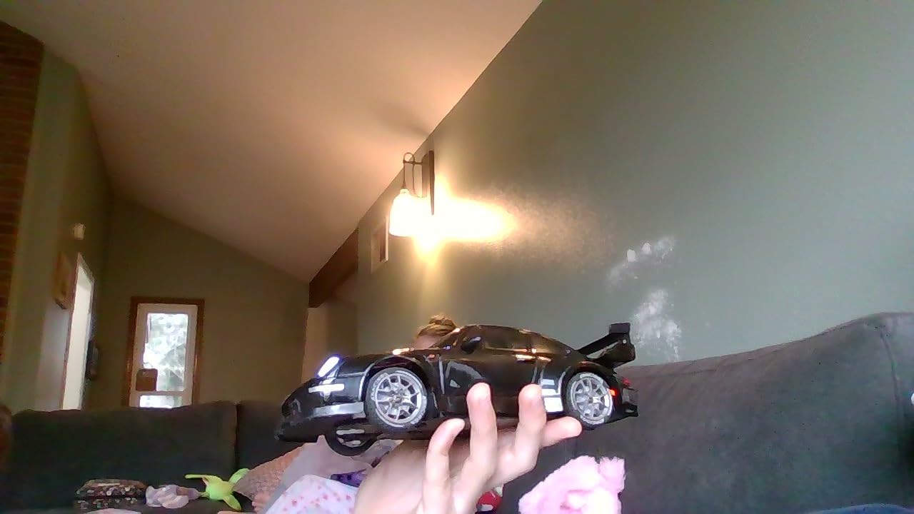 RC Drift Car, 1:24 Remote Control Car for Kids, 20KM/H 4WD High Speed RC Cars with Lights, Extra Racing Tires, Vehicle for Adults Boys Girls, Black customer photo 1