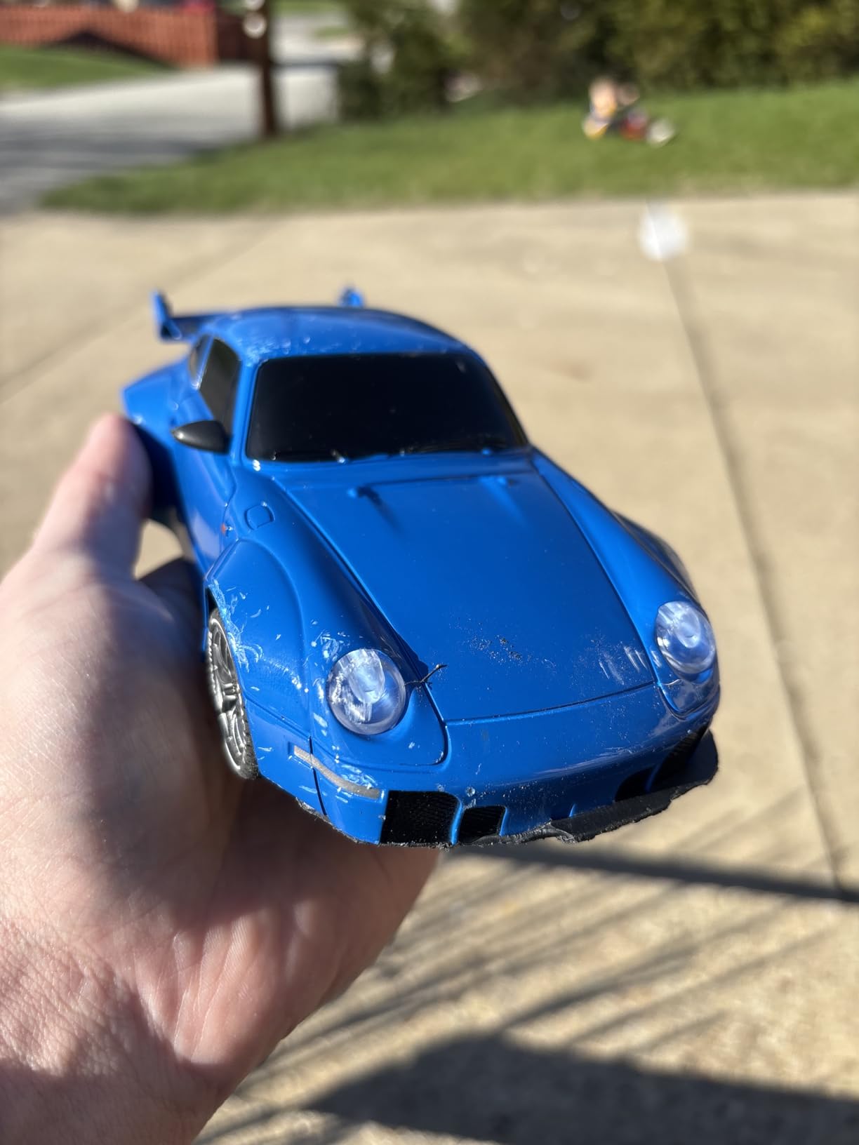 RC Drift Car, 1:24 Remote Control Car for Kids, 20KM/H 4WD High Speed RC Cars with Lights, Extra Racing Tires, Vehicle for Adults Boys Girls, Black customer photo 2