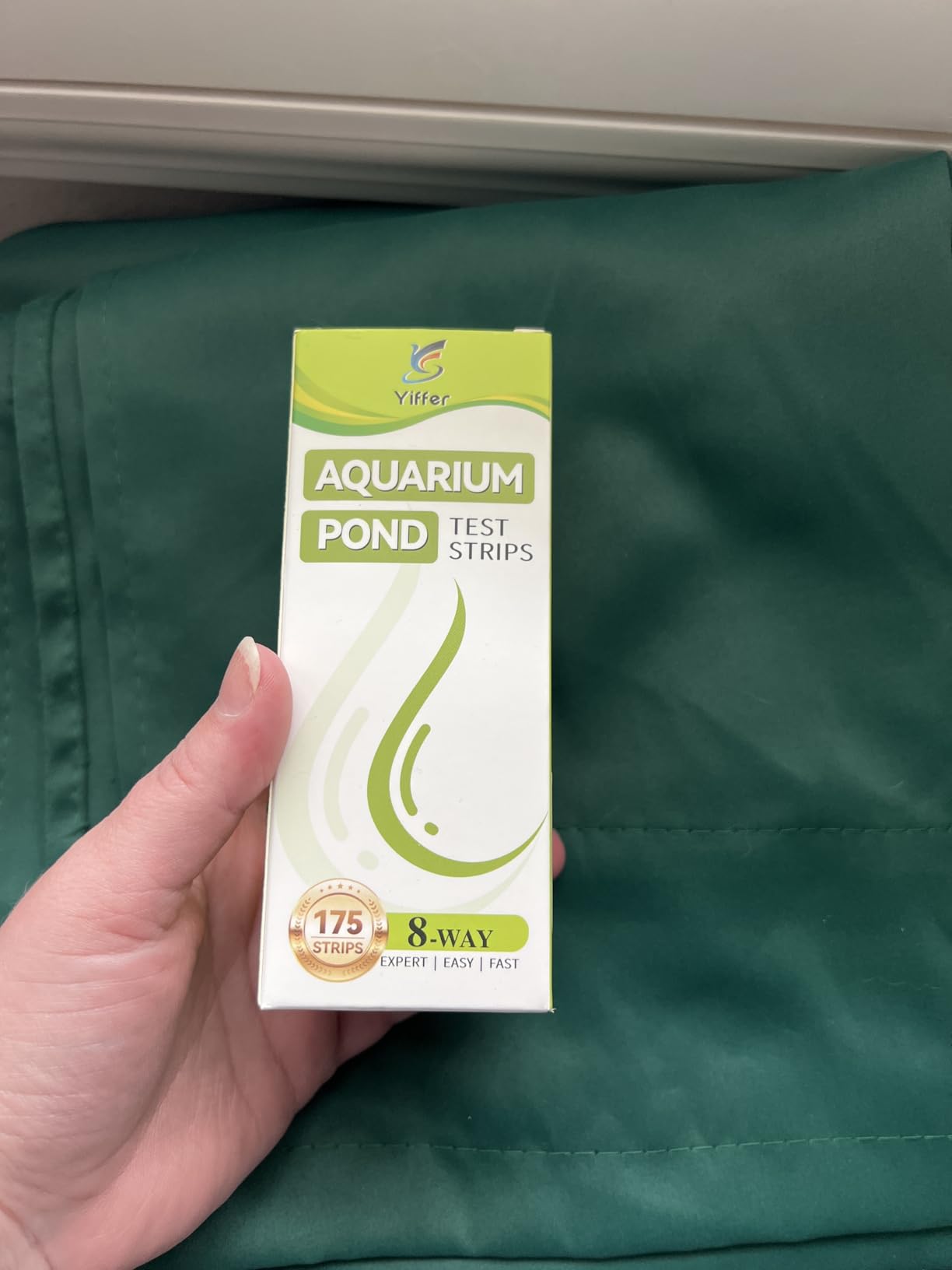 175-Count 8-Way Aquarium Test Strips with Ammonia | Accurate Test Ammonia, pH, Total Alkalinity, Carbonate, Hardness, Free Chlorine, Nitrate and Nitrite for Fish Tanks & Ponds customer photo 1