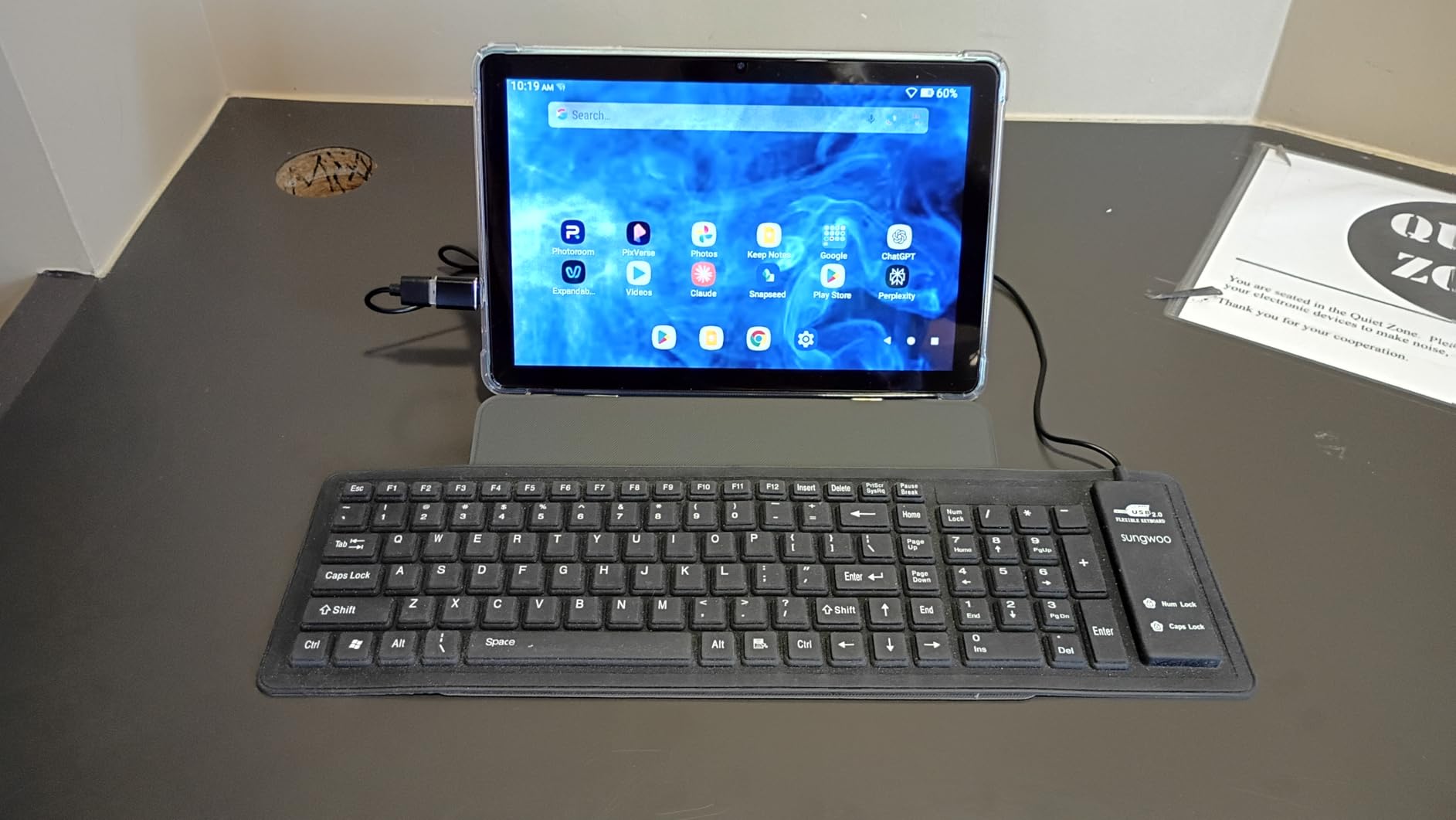 SVITOO Android Tablet 10 Inch, Android 16 Table, 20GB RAM 32GB Storage 1TB Expandable, Dual Cameras 8MP 2MP, 6000mAh Dual Speakers WiFi 6 Gray customer photo 2