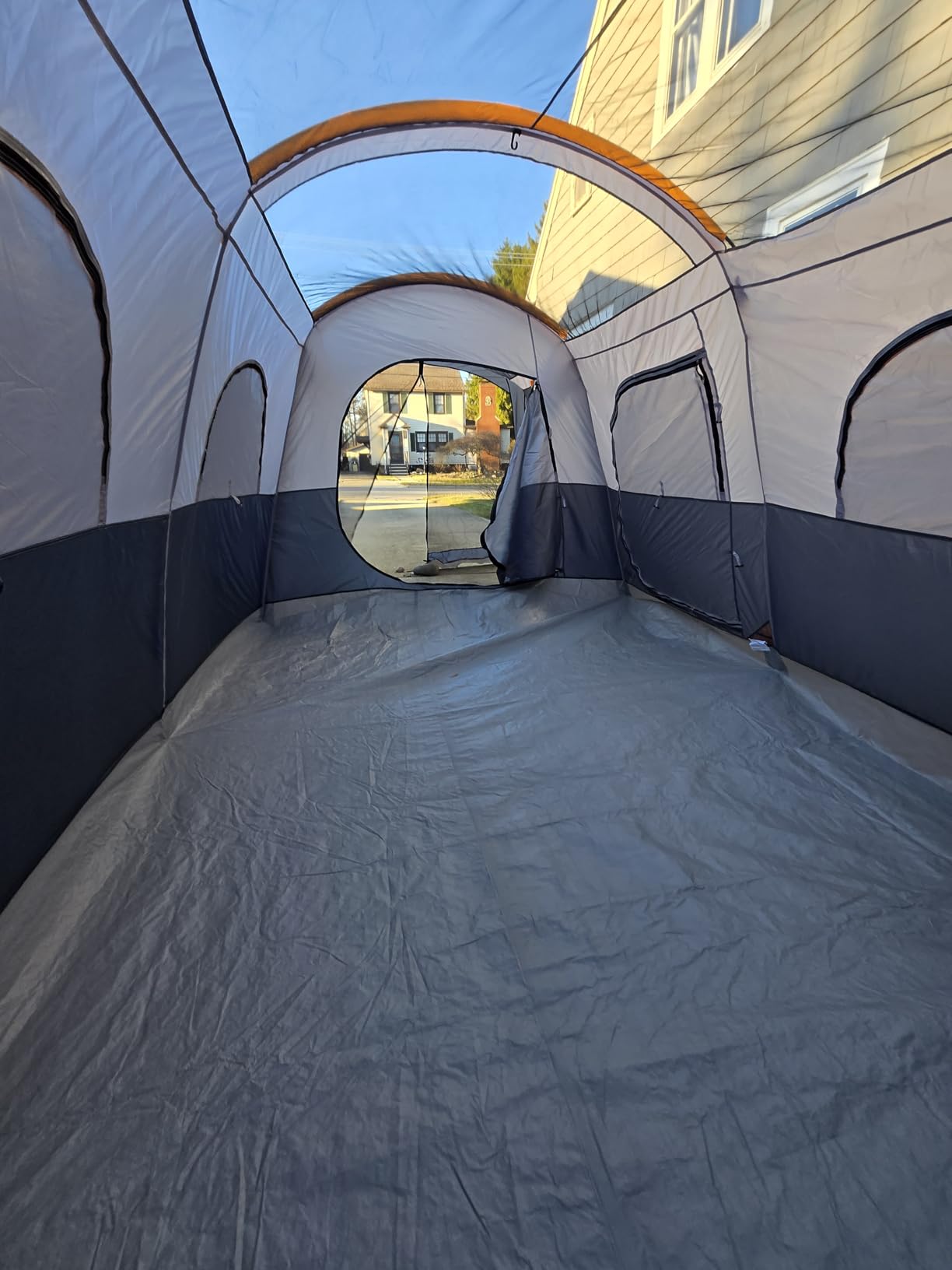 UNP Camping Tent 8 Person Waterproof Big Tunnel Tent with Screen Porch | and Rainfly Screen Room Outdoor Large Tents for Family Camping 20' x 9' x 80in(H) customer photo 2