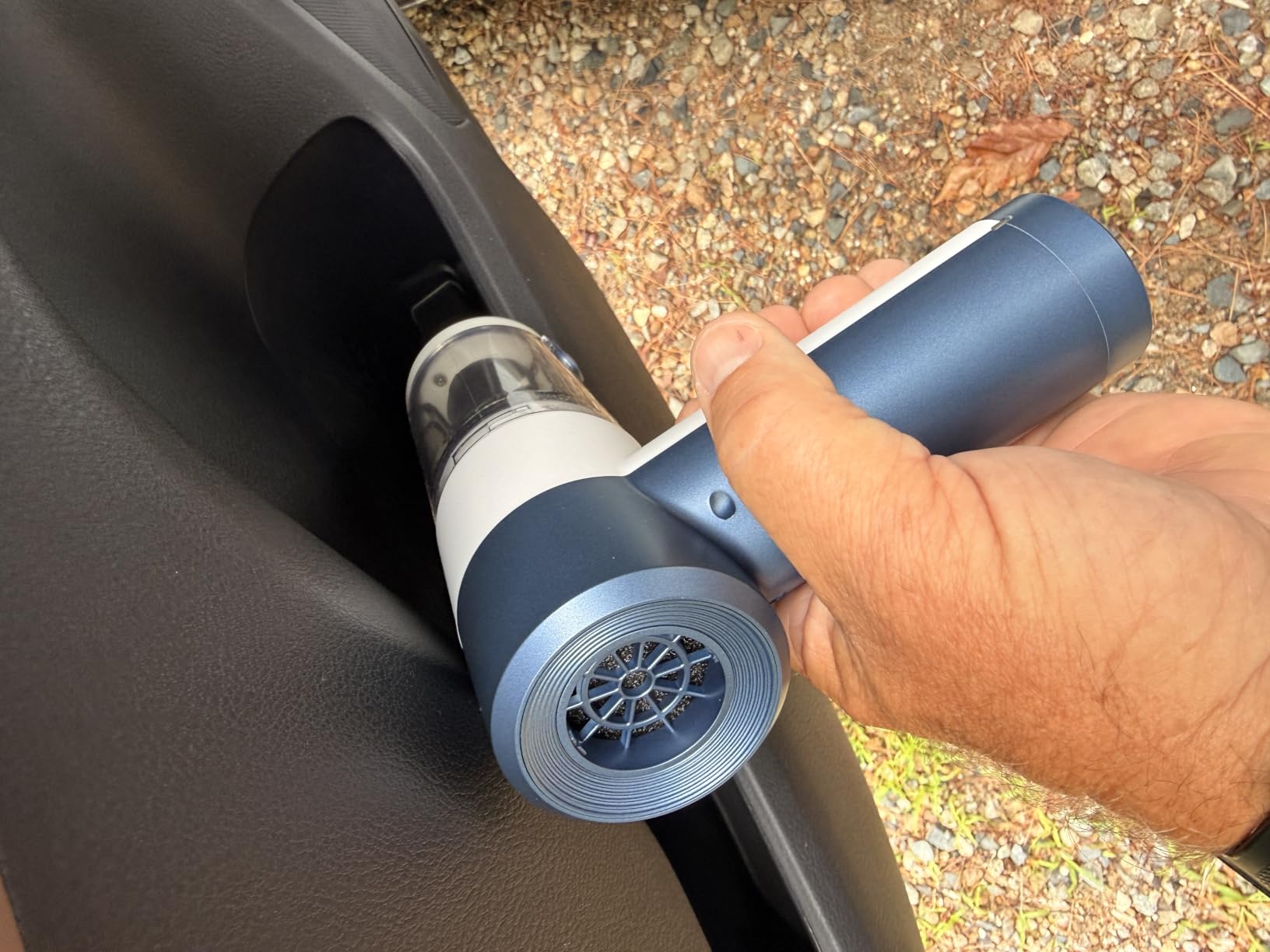 Car Vacuum/Air Duster Portable Cordless - 16000PA High Power Handheld Vacuum with 85,000RPM Brushless Motor, 4-in-1 Rechargeable Mini Vacuum & Blower & Pump for Car Detailing, Home, Office, Pet Hair customer photo 1