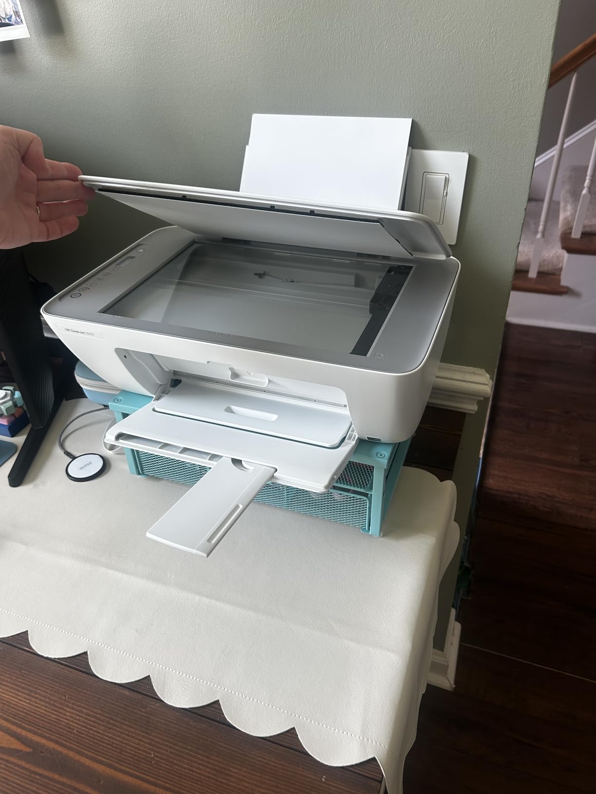 HP DeskJet 2923 Wireless All-in-One Color Inkjet Printer, Scanner, Copier, 6 Month Trial of Instant Ink Included, AI-Capable (B18JWA) customer photo 1