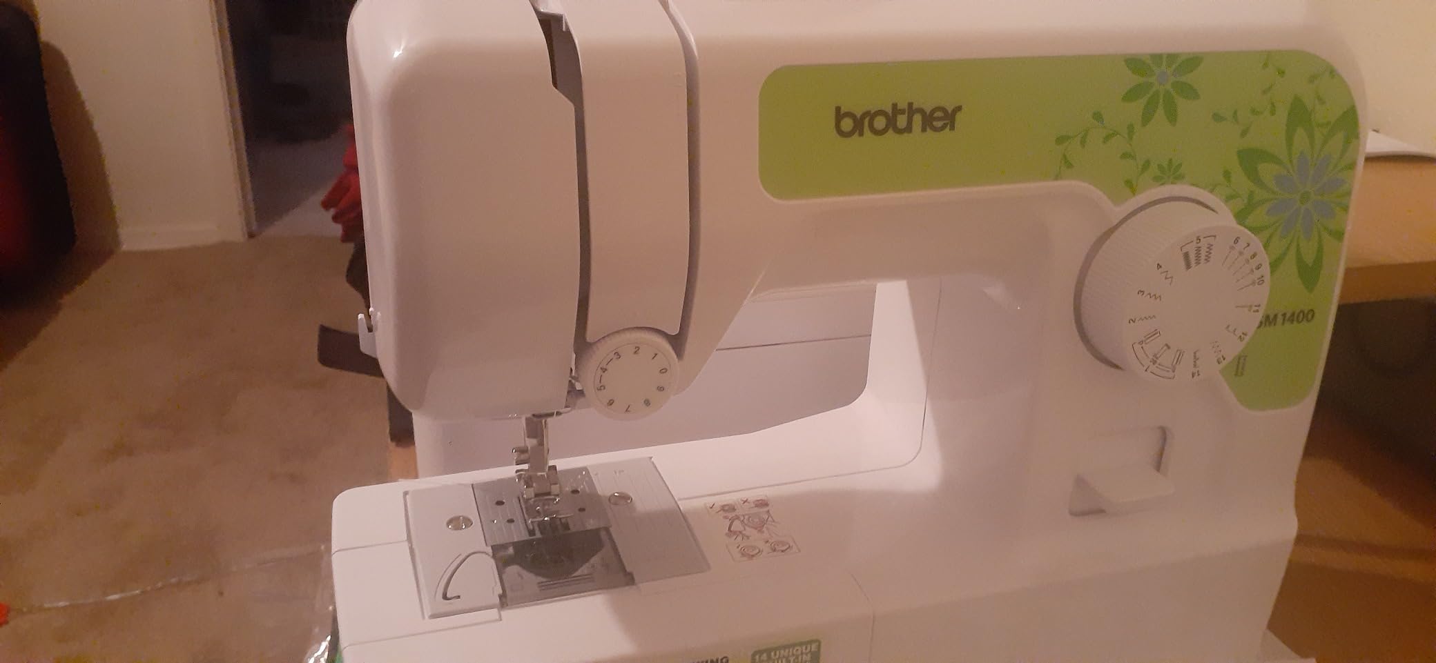Brother SM1400 14-Stitch Sewing Machine with SASEW6 6-Piece Thread Pack customer photo 2